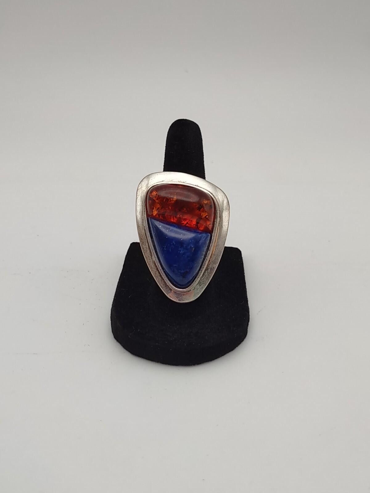 Other DTR Jay King Amber Lapis 925 Set Bracelet Pendant Ring Sz 7 Size ONE SIZE - 8 Thumbnail