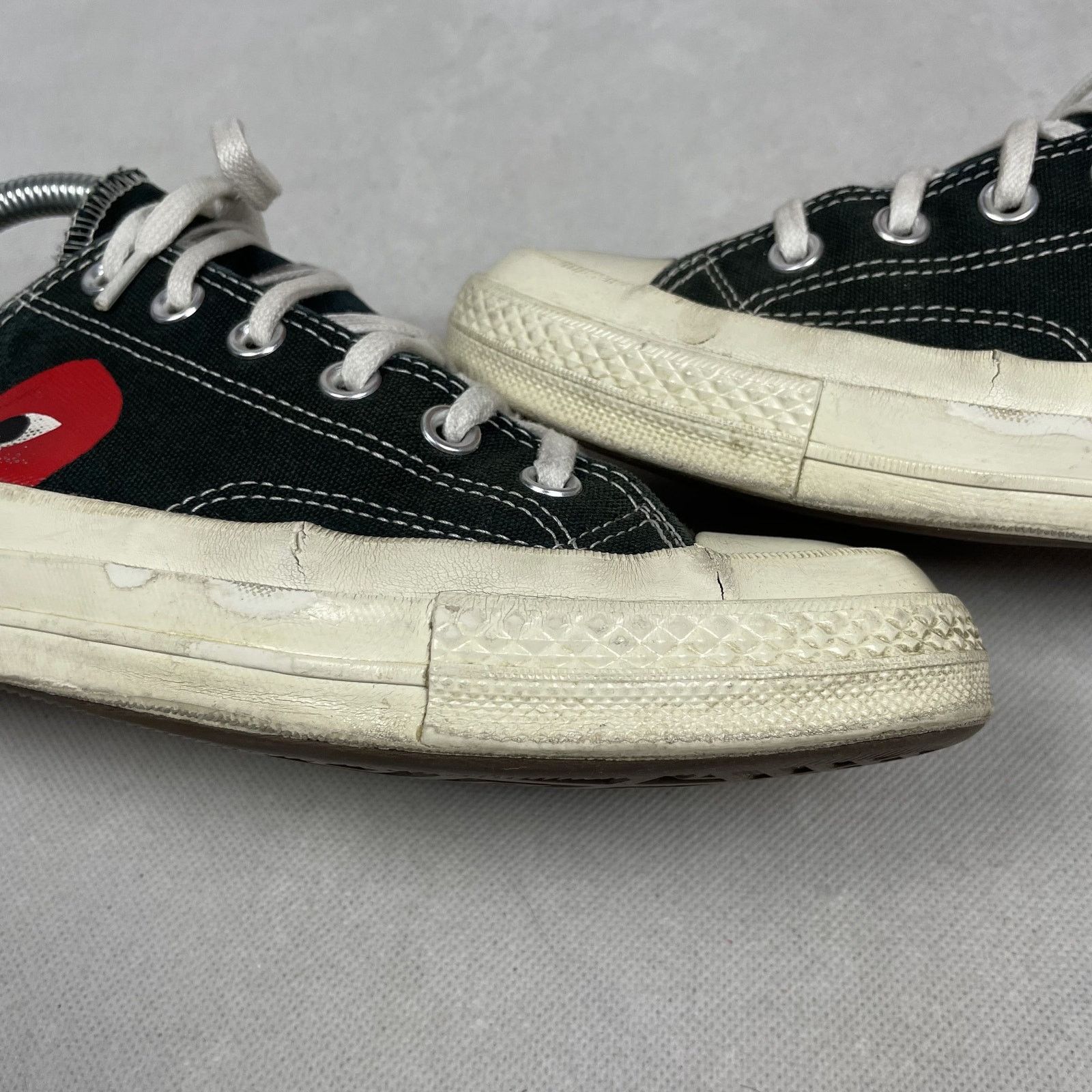 Comme des Garcons × Converse Converse Chuck 70 CDG OX 150206C Unisex Black Shoes M8 W10 Size US 8 / EU 41 - 7 Thumbnail