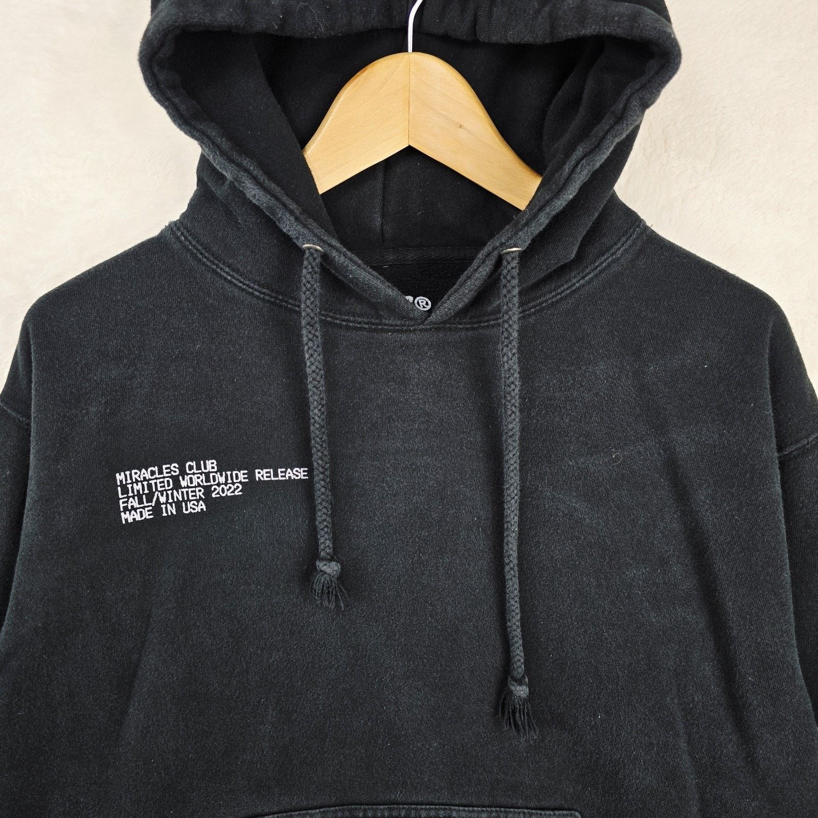 Other Miracles Club Virgil Was Here Hoodie Mens Medium Black Size US M / EU 48-50 / 2 - 4 Thumbnail
