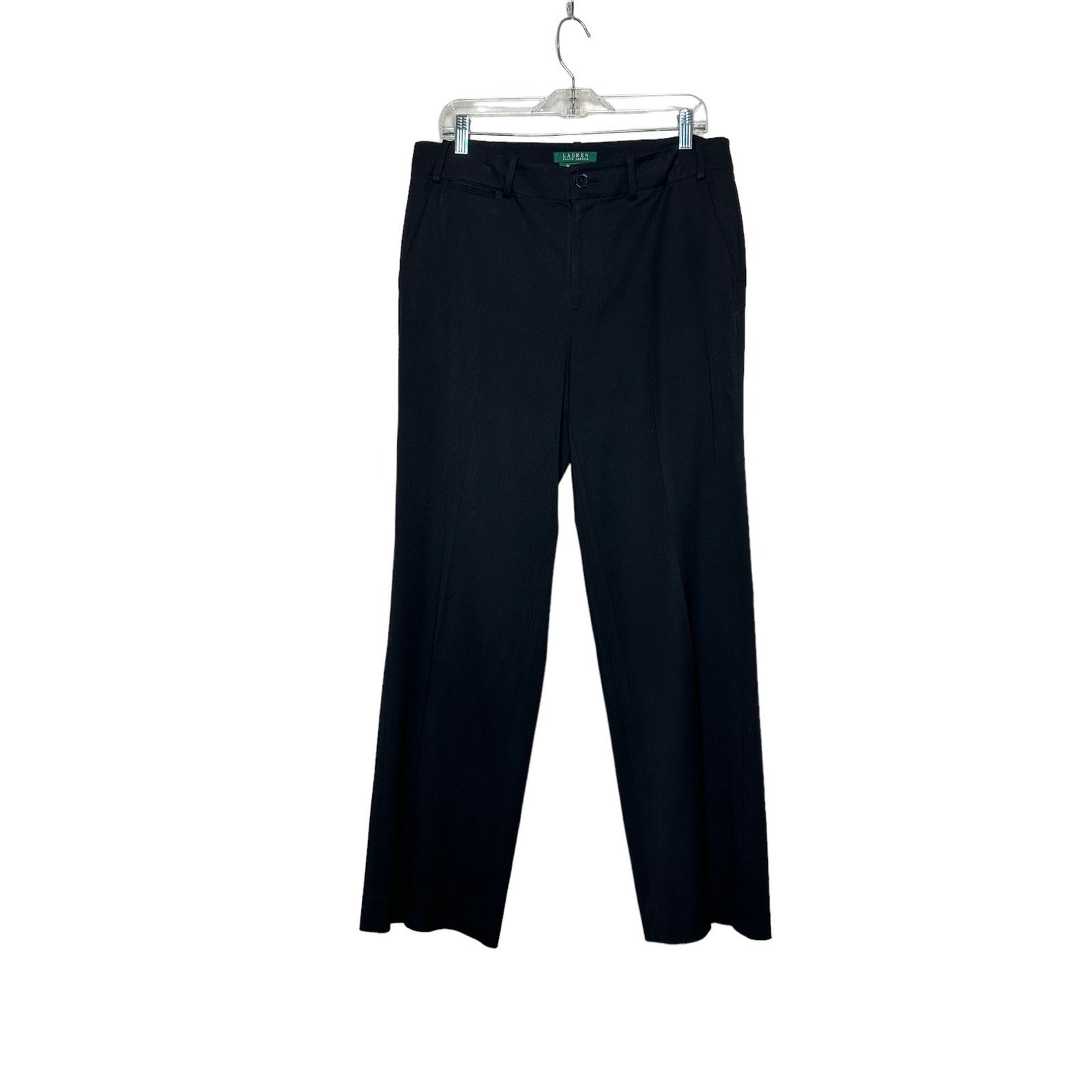 Ralph Lauren Ralph Lauren black flat front pants size 10 Size 32" / US 10 / IT 46 - 6 Thumbnail