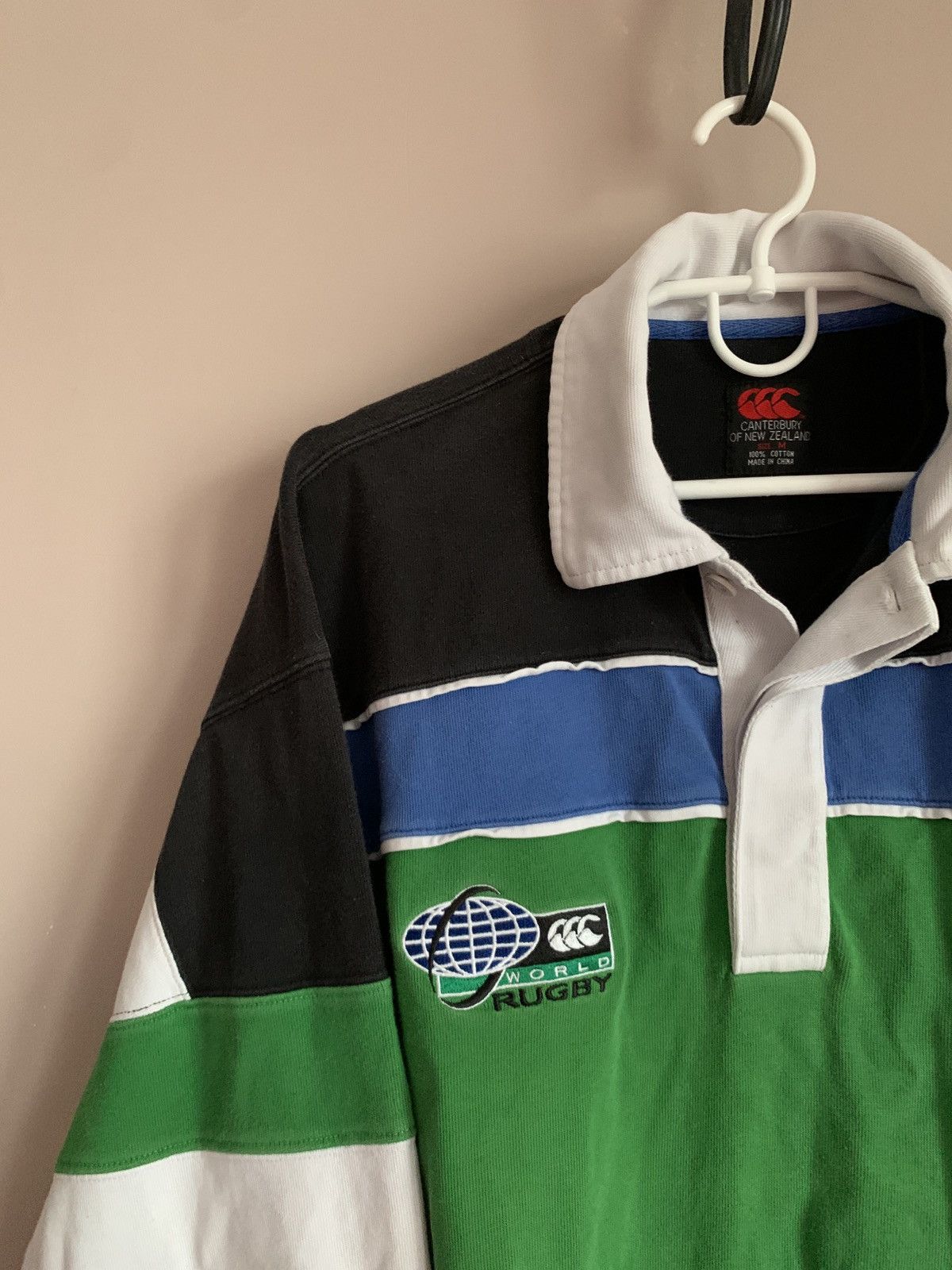 Canterbury of New Zealand Vintage Canterbury World Rugby Long Sleeve Shirt Retro Sz M Size US M / EU 48-50 / 2 - 4 Thumbnail