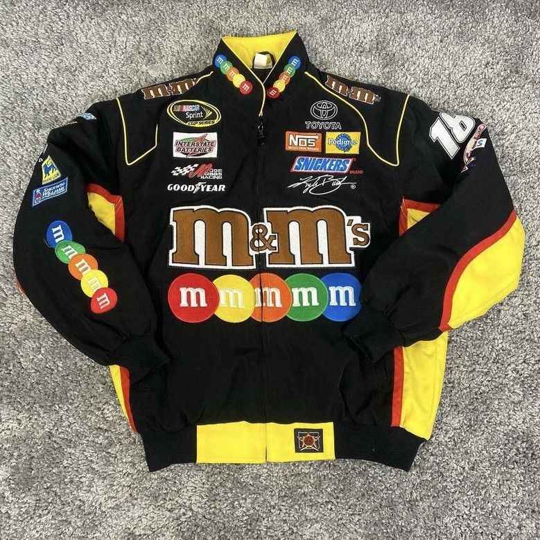NASCAR × Racing × Vintage Rare Vintage M&M’s RACING jacket | Grailed
