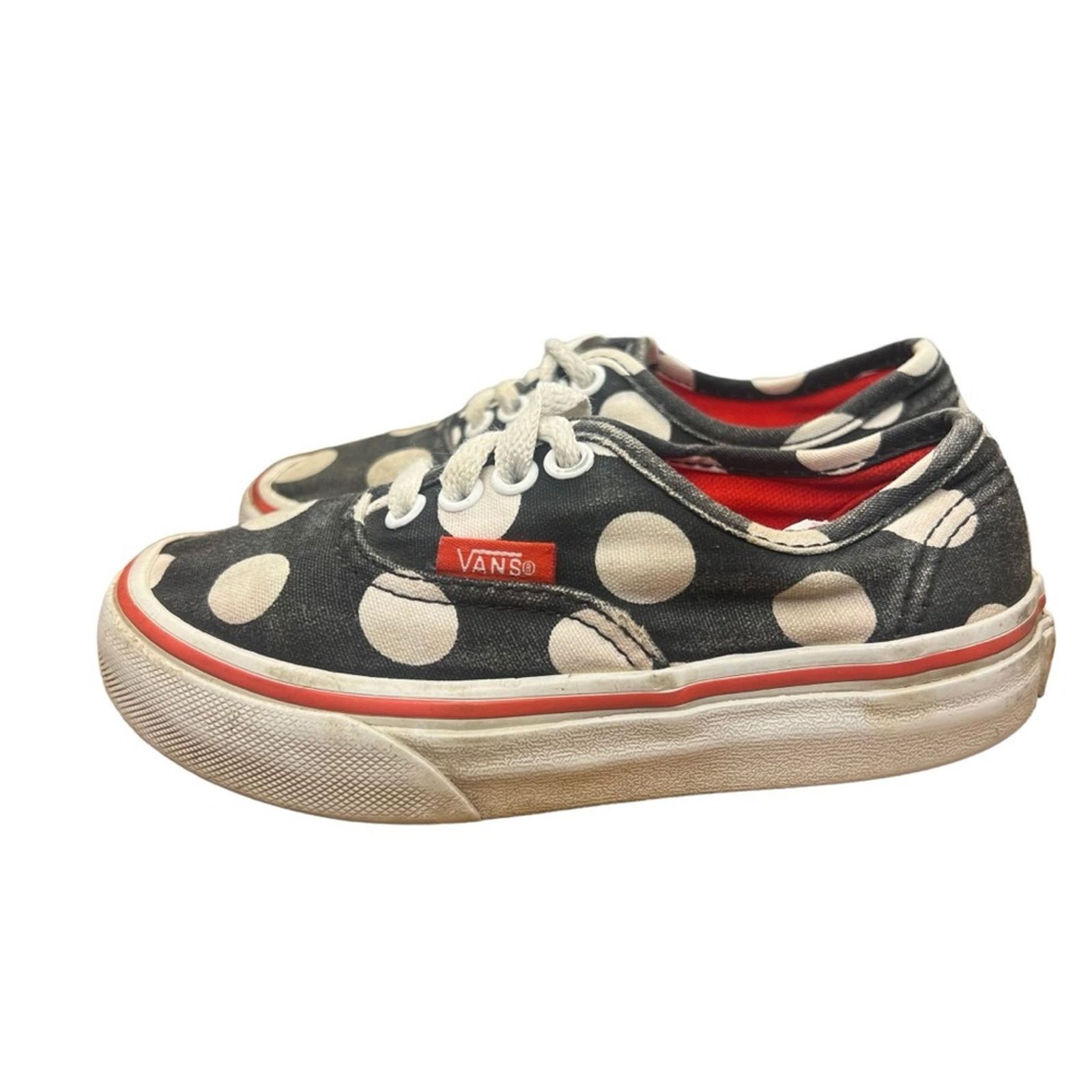 Vans Vans Minnie Mouse Authentic Kids Sneakers Polka Dot Size 11 Size US 11 / IT 41 - 2 Thumbnail