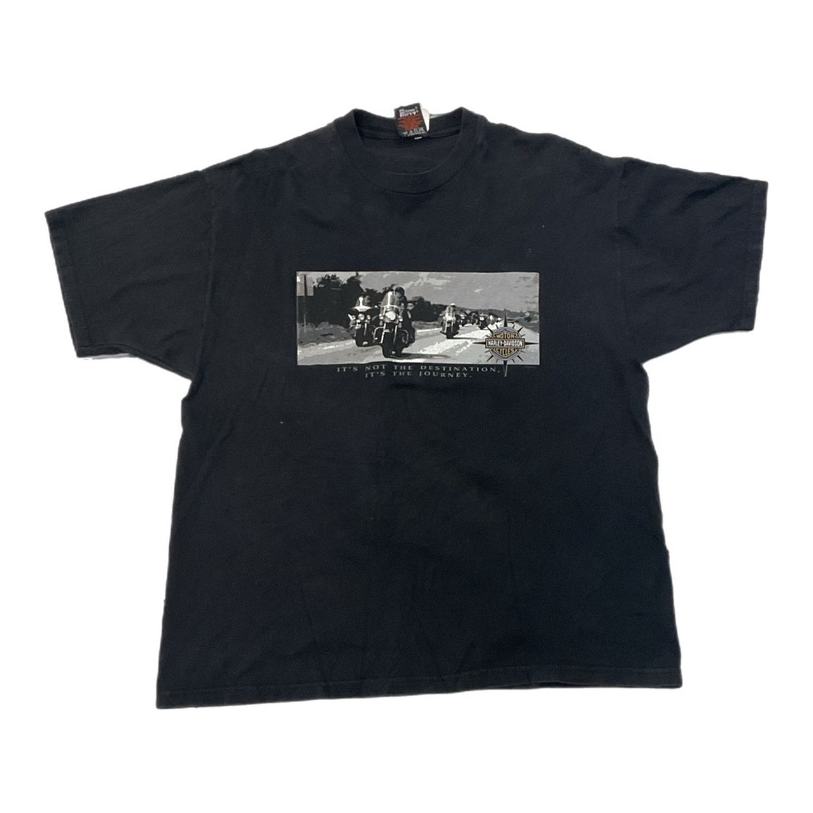 Harley Davidson Vintage 1998 Northern Lights Harley Davidson T-Shirt Size US XL / EU 56 / 4 - 1 Thumbnail