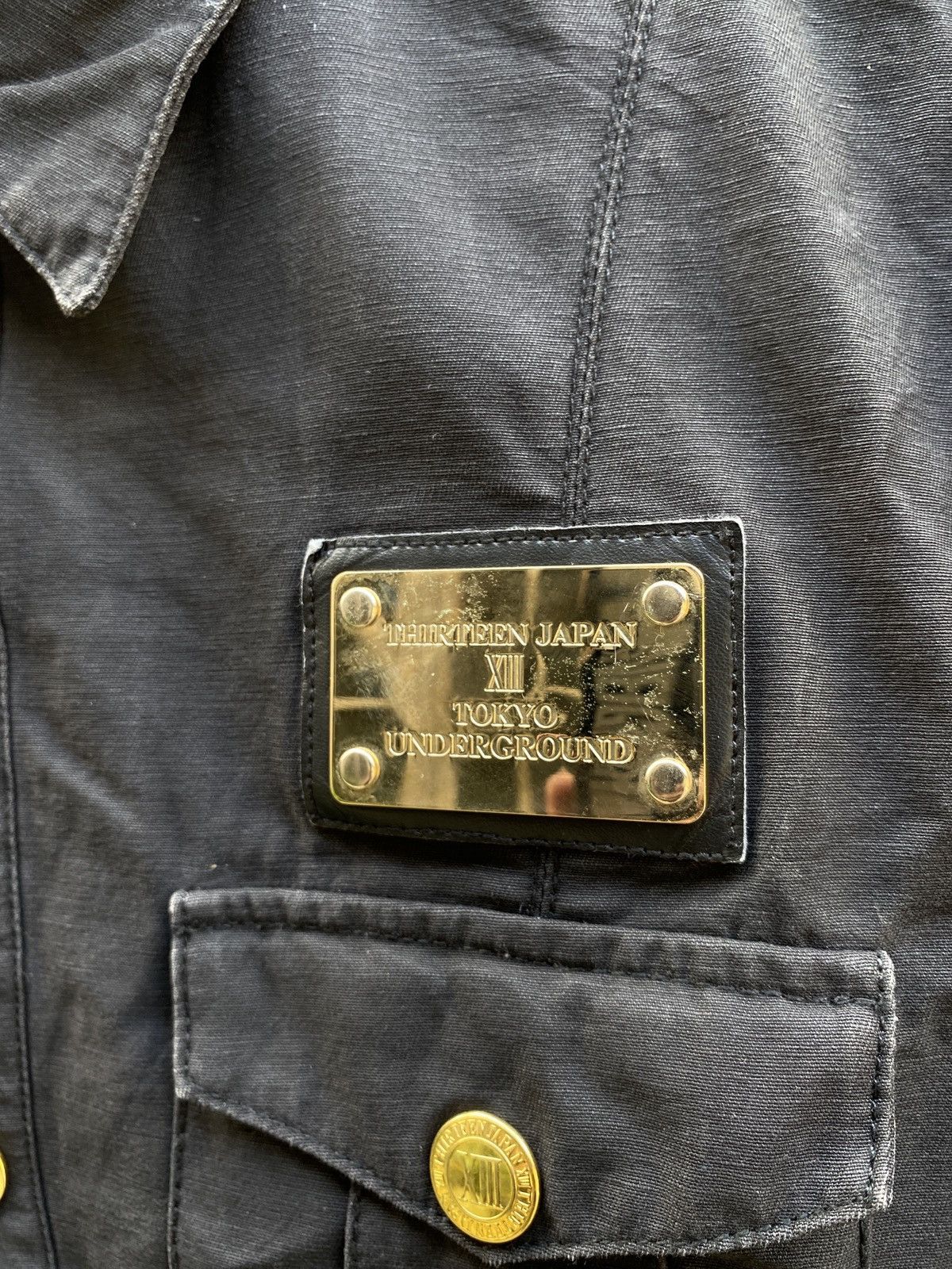 Ground Y × Yohji Yamamoto Japanese Thirteen Japan Underground Snap Button Shirt Size US M / EU 48-50 / 2 - 3 Thumbnail