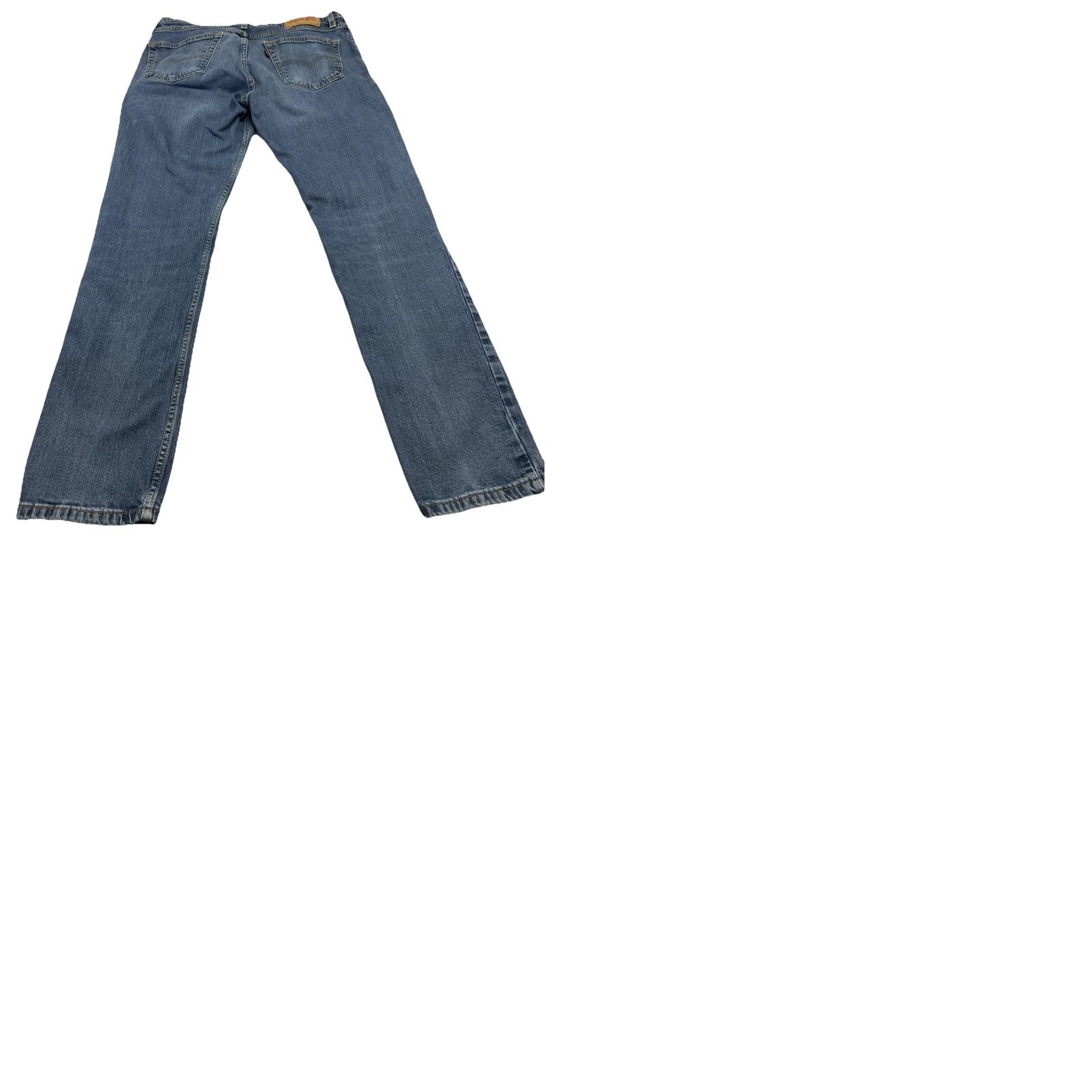 Levi's Levi’s 514 Jeans Men 30x29 Blue Medium Wash Straight Fit Denim Classic Rise Mid Zip Button Size US 30 / EU 46 - 10 Thumbnail