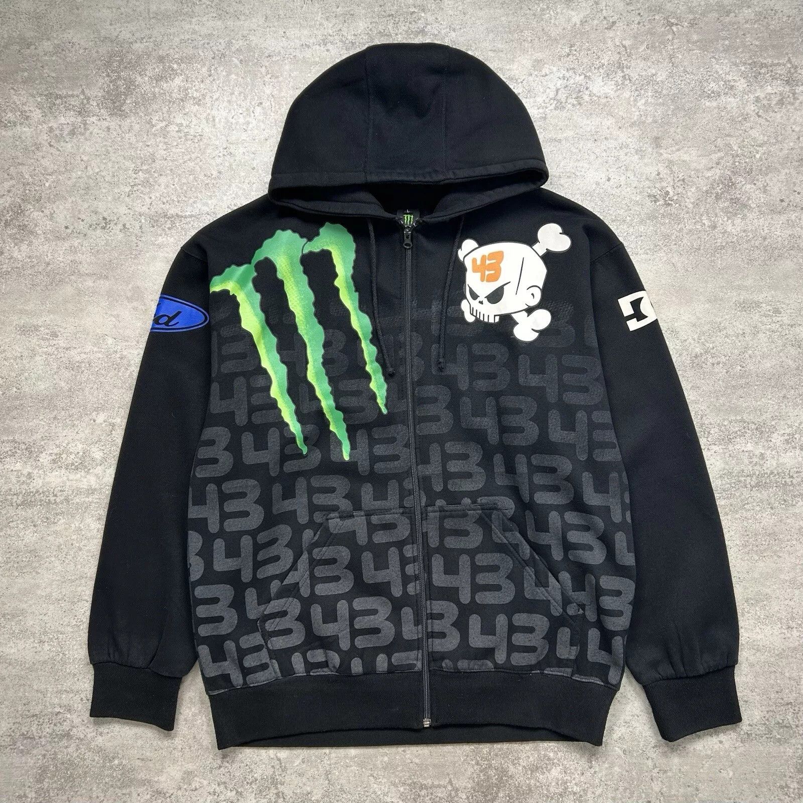 Ken selling Block 43 DC Monster Full Zip Hooded Jacket L