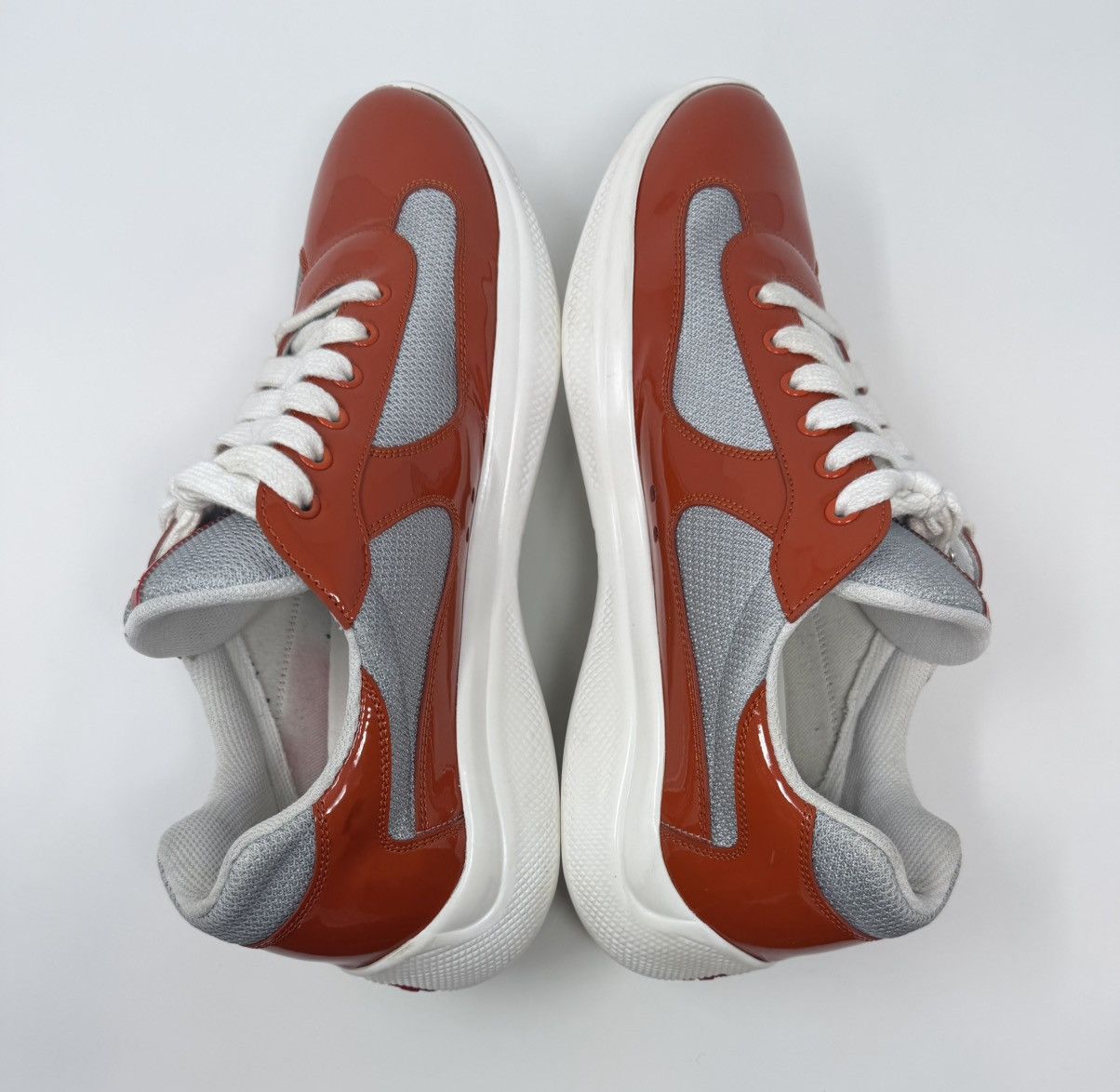 Prada Prada Americas Cup Sneaker Orange Size US 10 / EU 43 - 4 Thumbnail