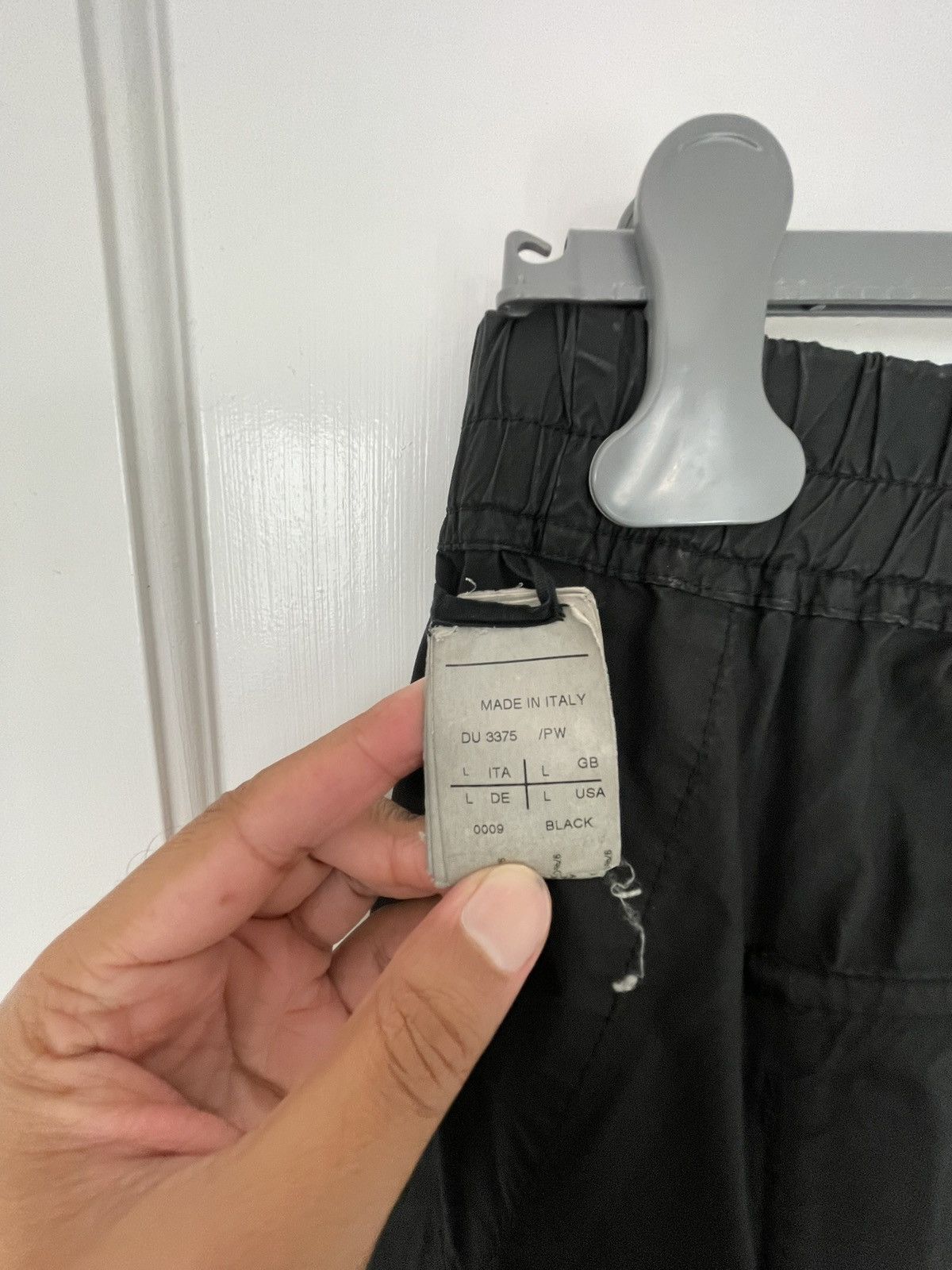 Rick Owens Drkshdw Rick Owens Drkshdw Waxed Creatch Cargos Size US 34 / EU 50 - 4 Thumbnail