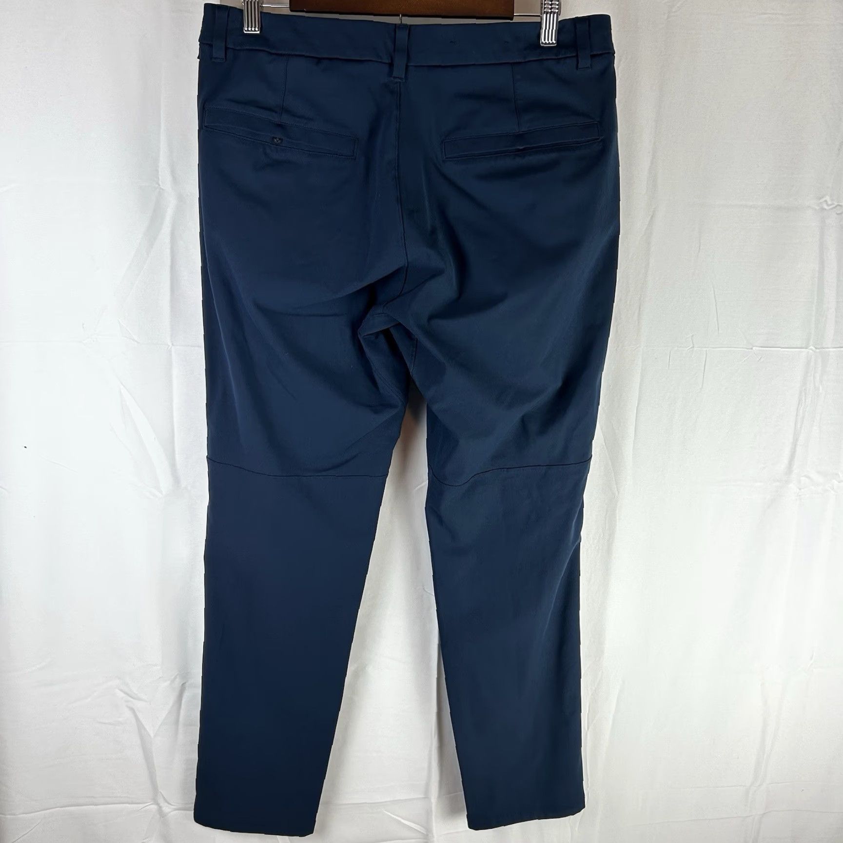 Lululemon Lululemon ABC Commission Pants Slim Men’s 32x28 Blue Warpstreme Chino LM5AF1S - 33 Regular, Tapered, City, Preppy, Sport, Adults, Mens Size US 33 - 5 Thumbnail