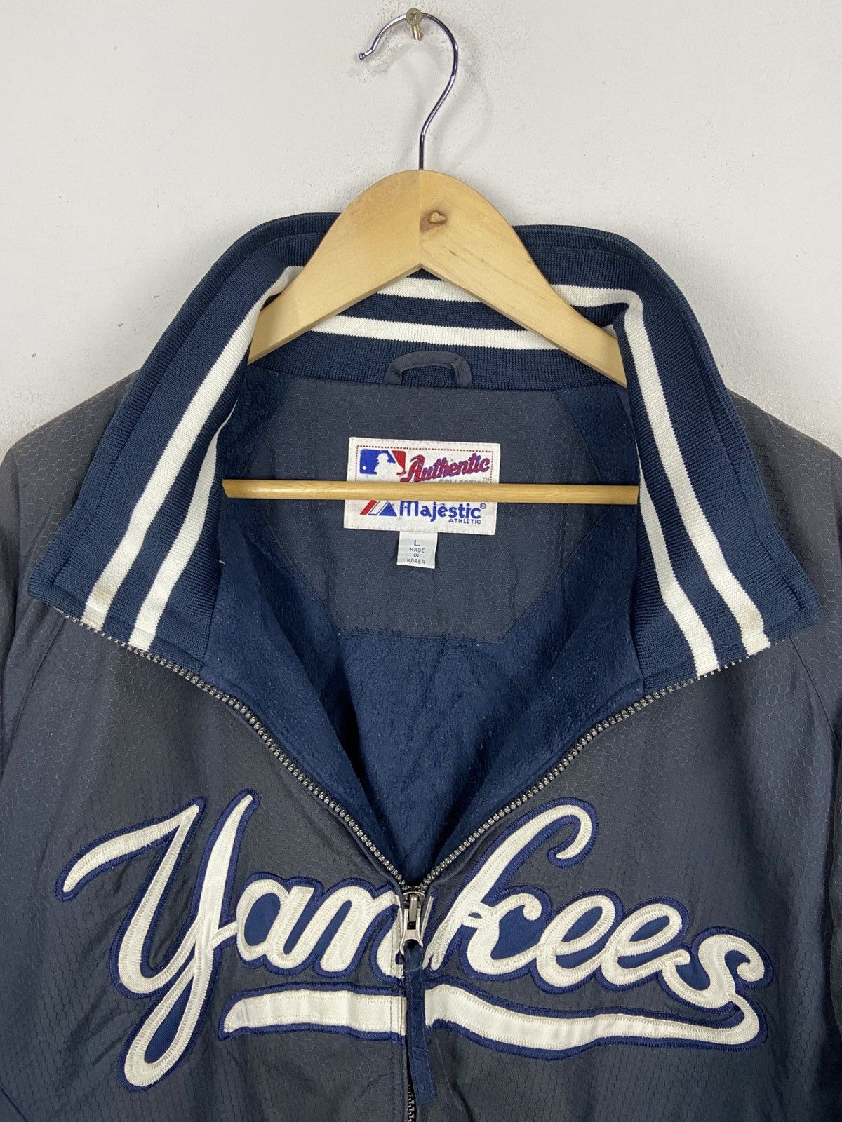 New York Yankees × Vintage VINTAGE YANKEES NY BASEBALL JACKET Size US L / EU 52-54 / 3 - 5 Thumbnail