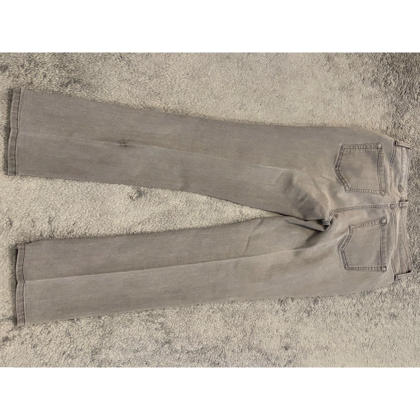 Charter Club Charter Club Jeans Womens 8 Gray Lexington Straight Leg Creased Casual Size 30" / US 8 / IT 44 - 7 Thumbnail