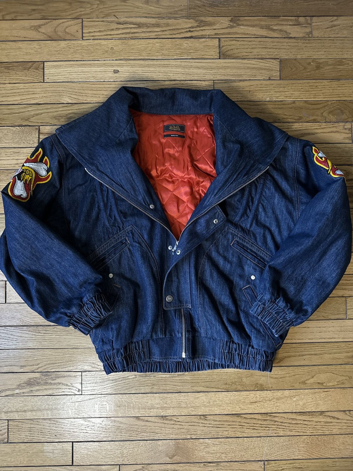Von Dutch Iconic Von Dutch Denim Bomber Size US L / EU 52-54 / 3 - 2 Thumbnail