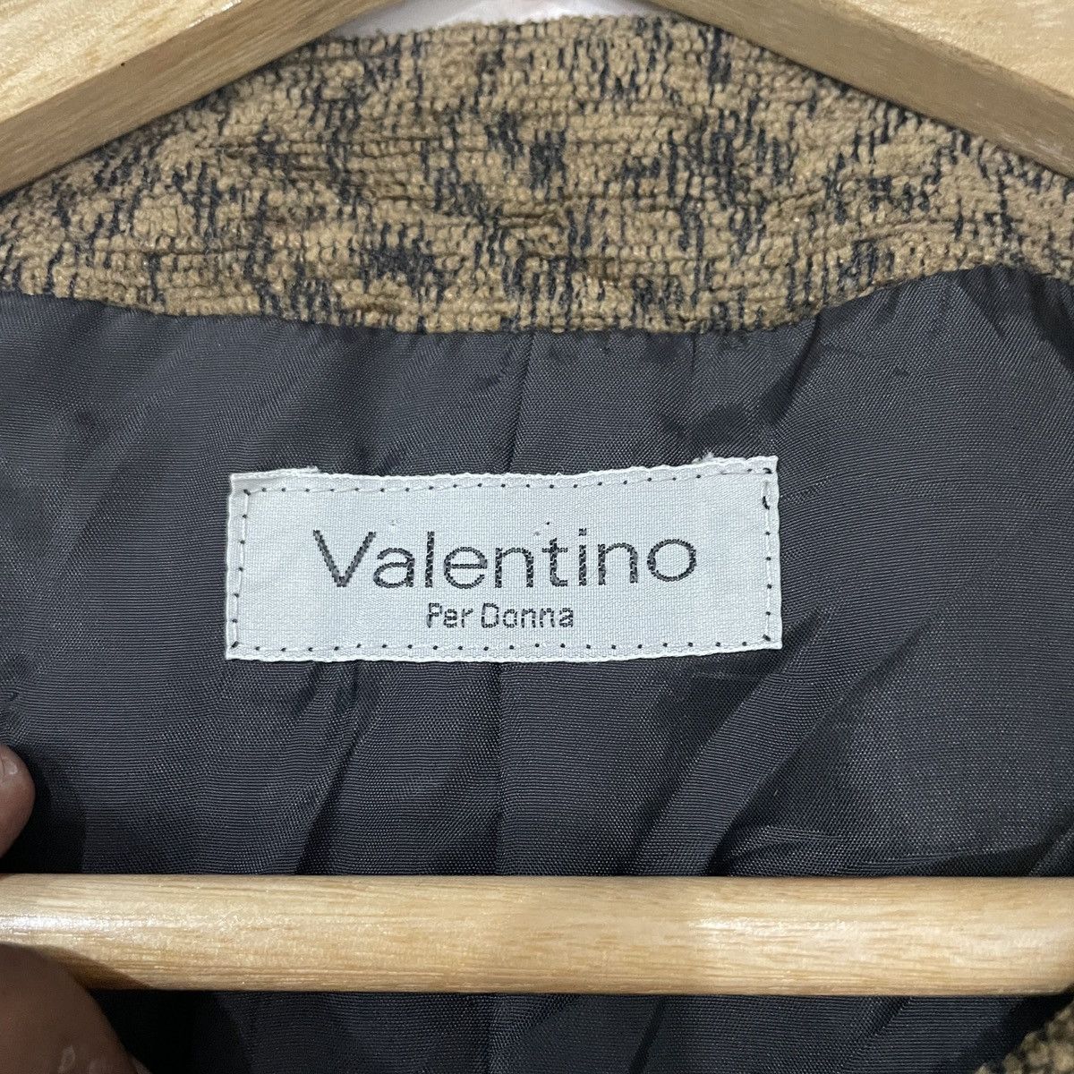 Valentino Vintage Valentino Per Donna Tweed Jacket Size L / US 10 / IT 46 - 6 Thumbnail