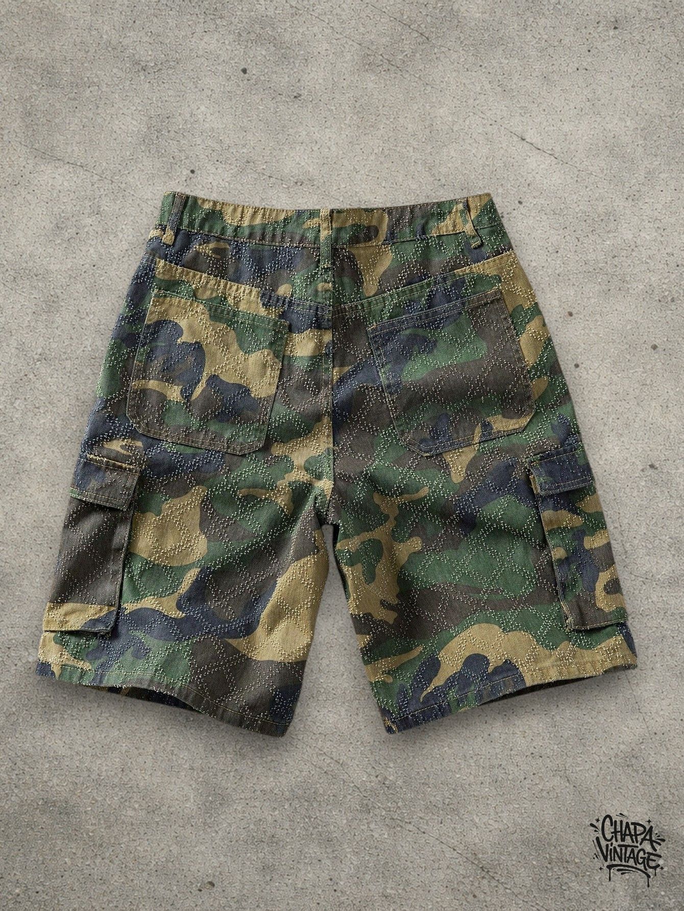 Japanese Brand Cargo camo shorts Size US 32 / EU 48 - 2 Thumbnail