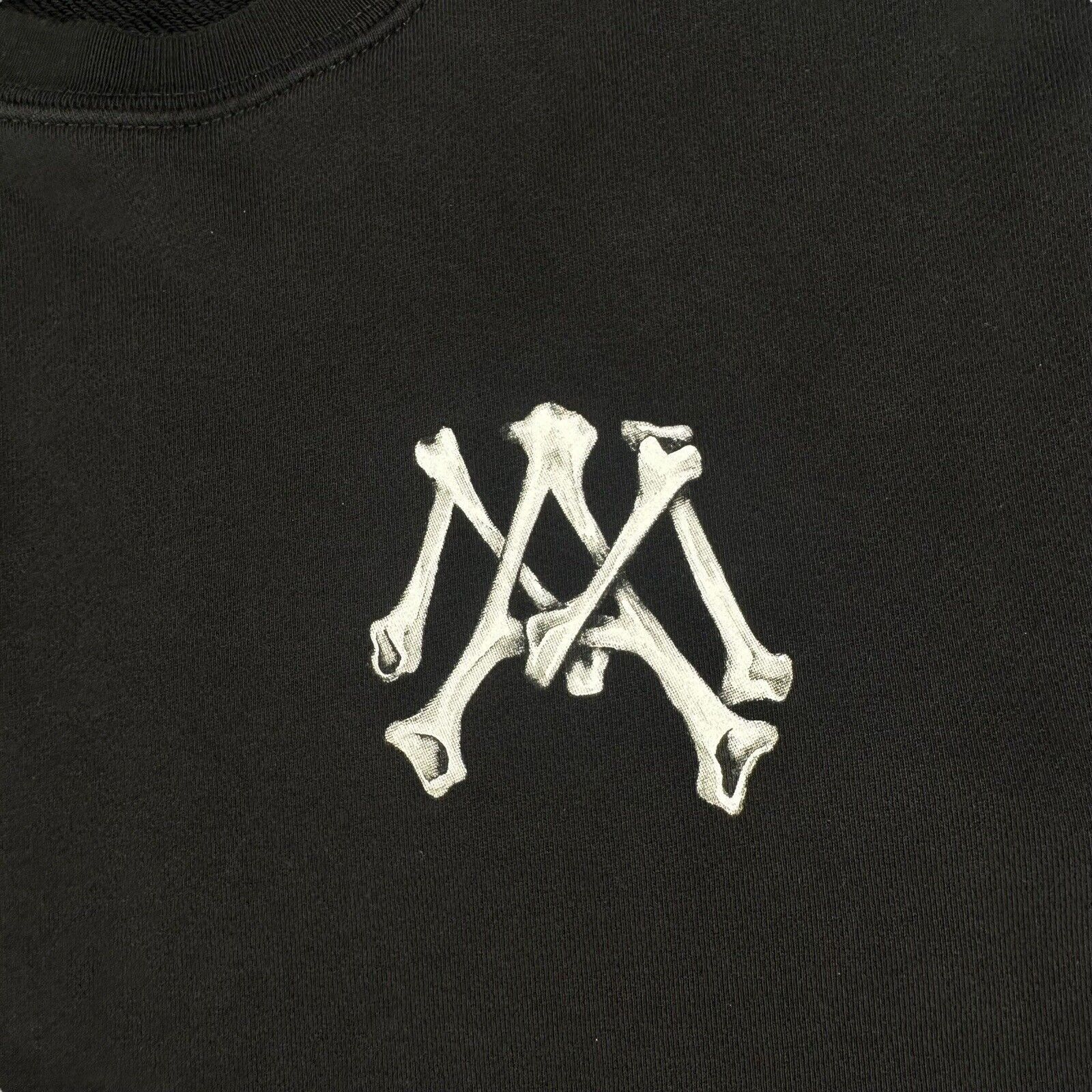 Amiri Amiri Size M Sweatshirt Black Bone Graphic Logo Oversized Size US M / EU 48-50 / 2 - 9 Thumbnail
