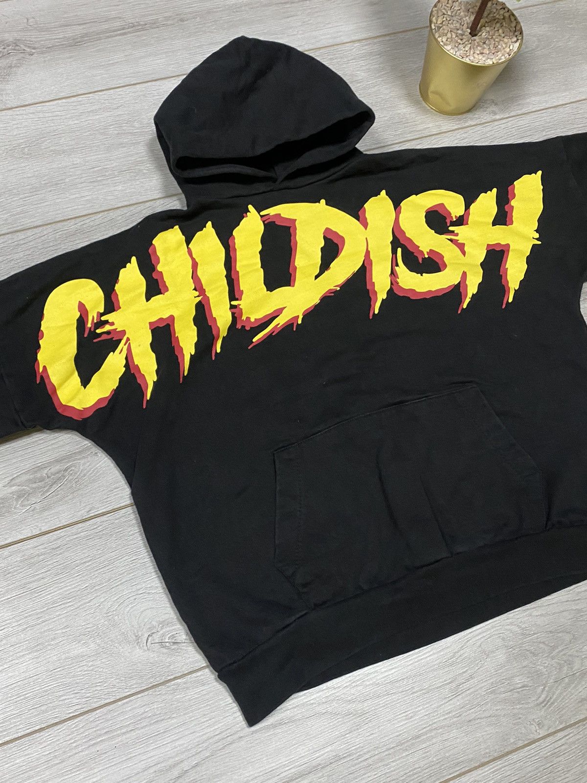 Other Childish 🔥 overprint vintage big logo hoodie fire flame car Size US M / EU 48-50 / 2 - 5 Thumbnail
