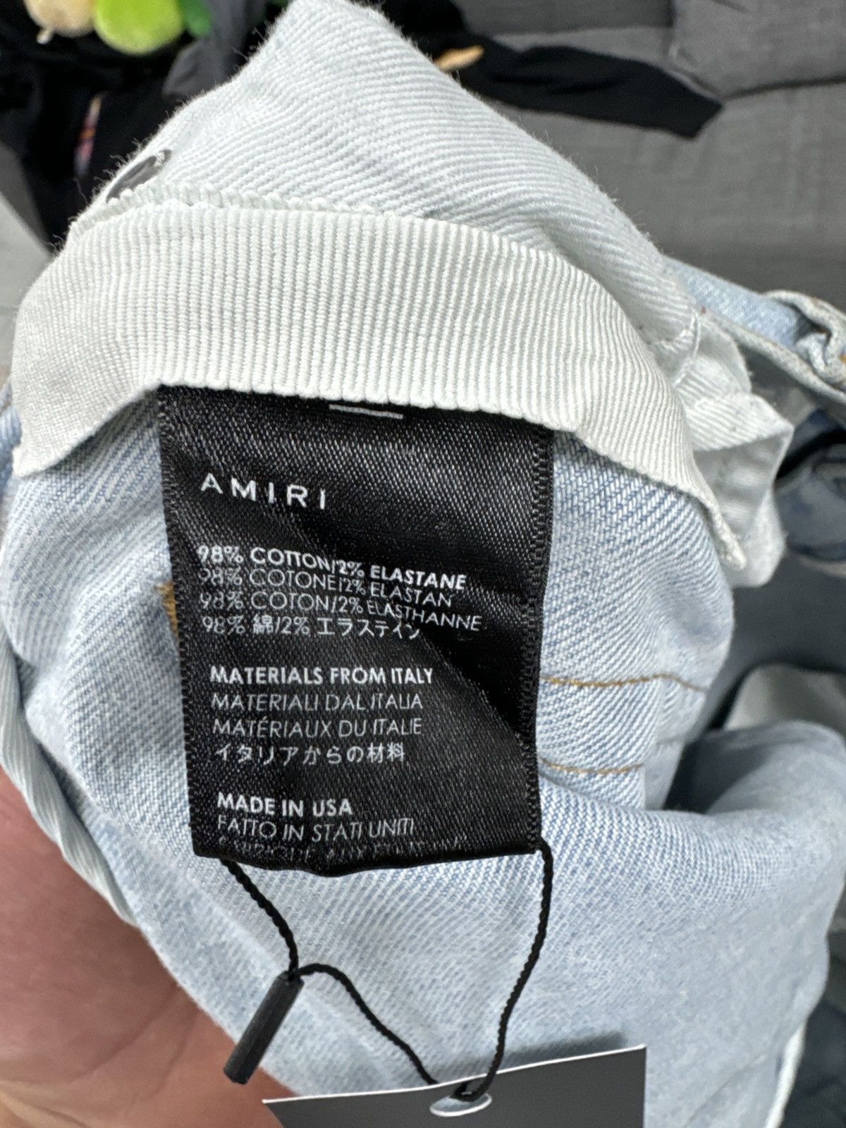 Amiri Amiri plain thrasher light wash Size US 31 - 4 Thumbnail