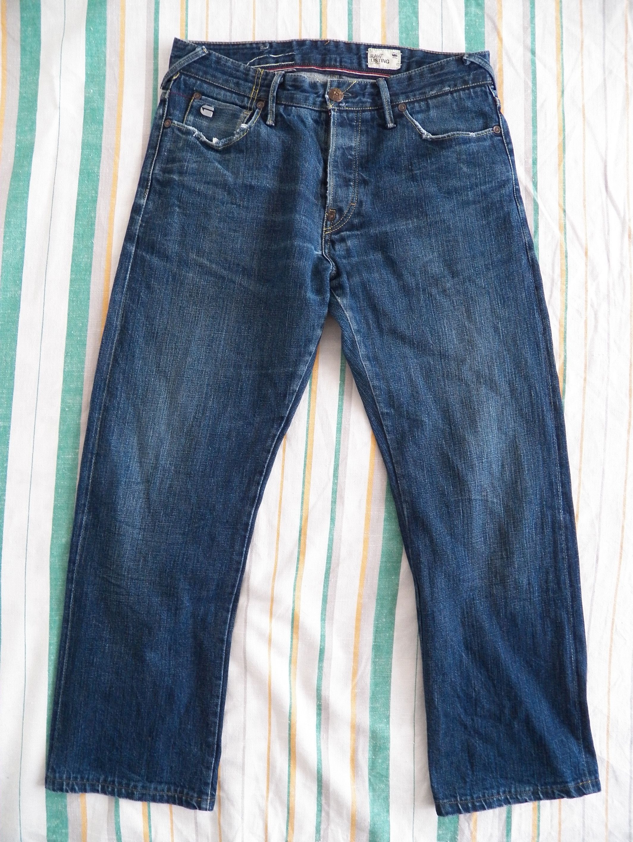 G-Star G-Star RAW Lumber Original Raw Listing Jeans W32 L28 Selvage Size US 32 / EU 48 - 1 Thumbnail