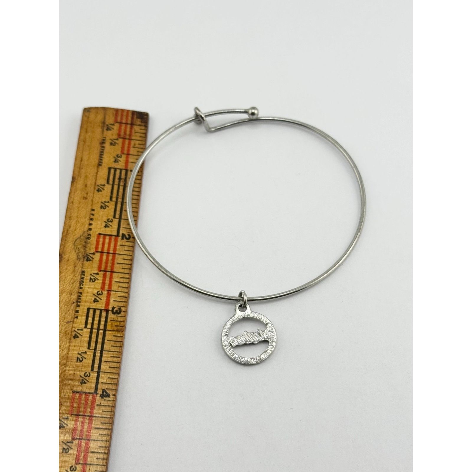 Vintage Vintage silver sister charm bangle bracelet Size ONE SIZE - 3 Thumbnail