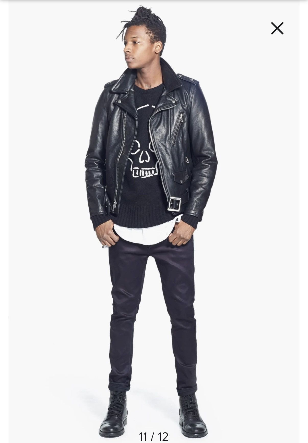 Schott Waxy Natural Cowhide 50's Perfecto Motorcycle Leather Jacket Size US S / EU 44-46 / 1 - 14 Thumbnail