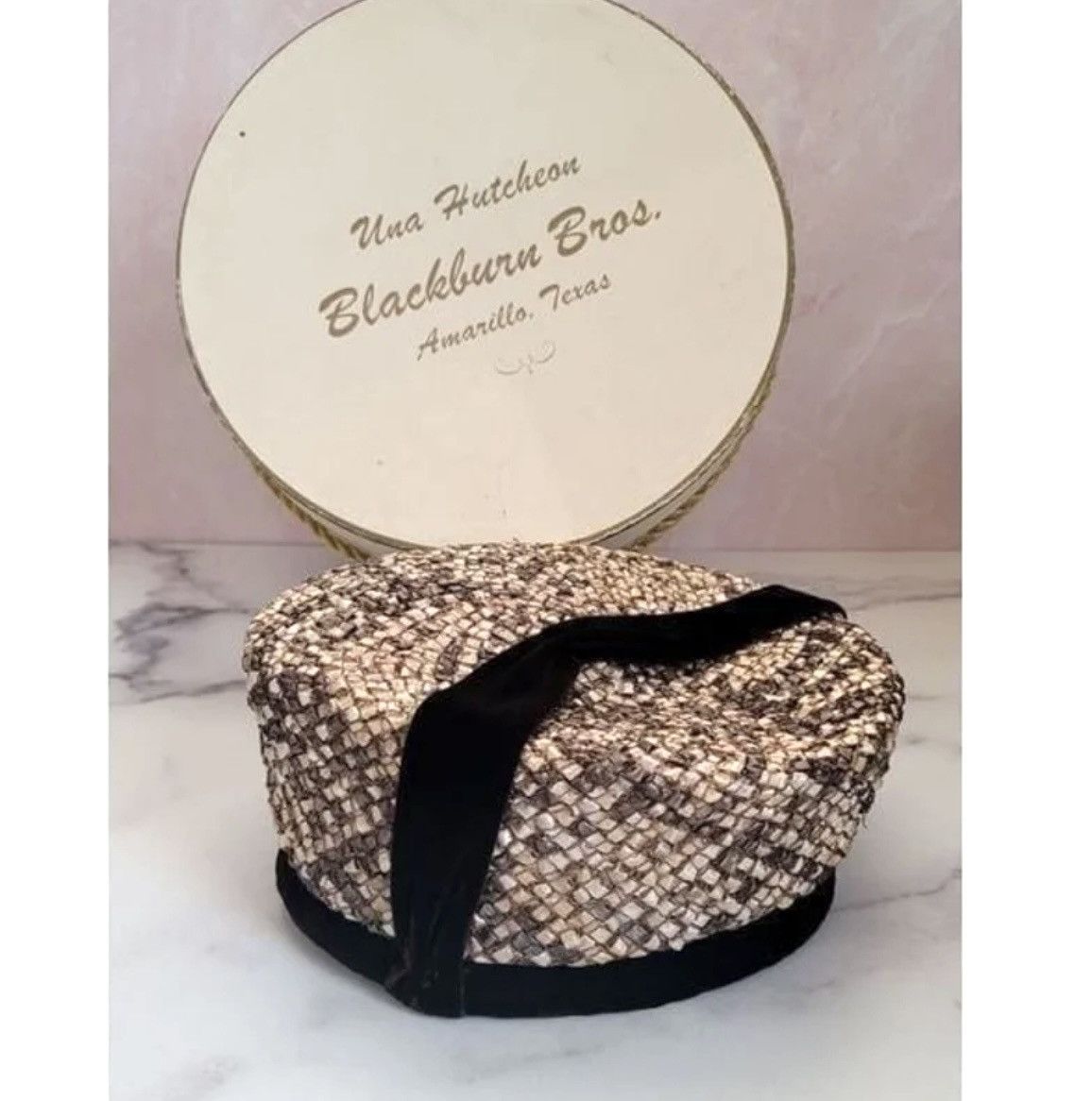 Other Frank Benson 50s hat pill box snake woven Una Hutcheon Size ONE SIZE - 1 Thumbnail