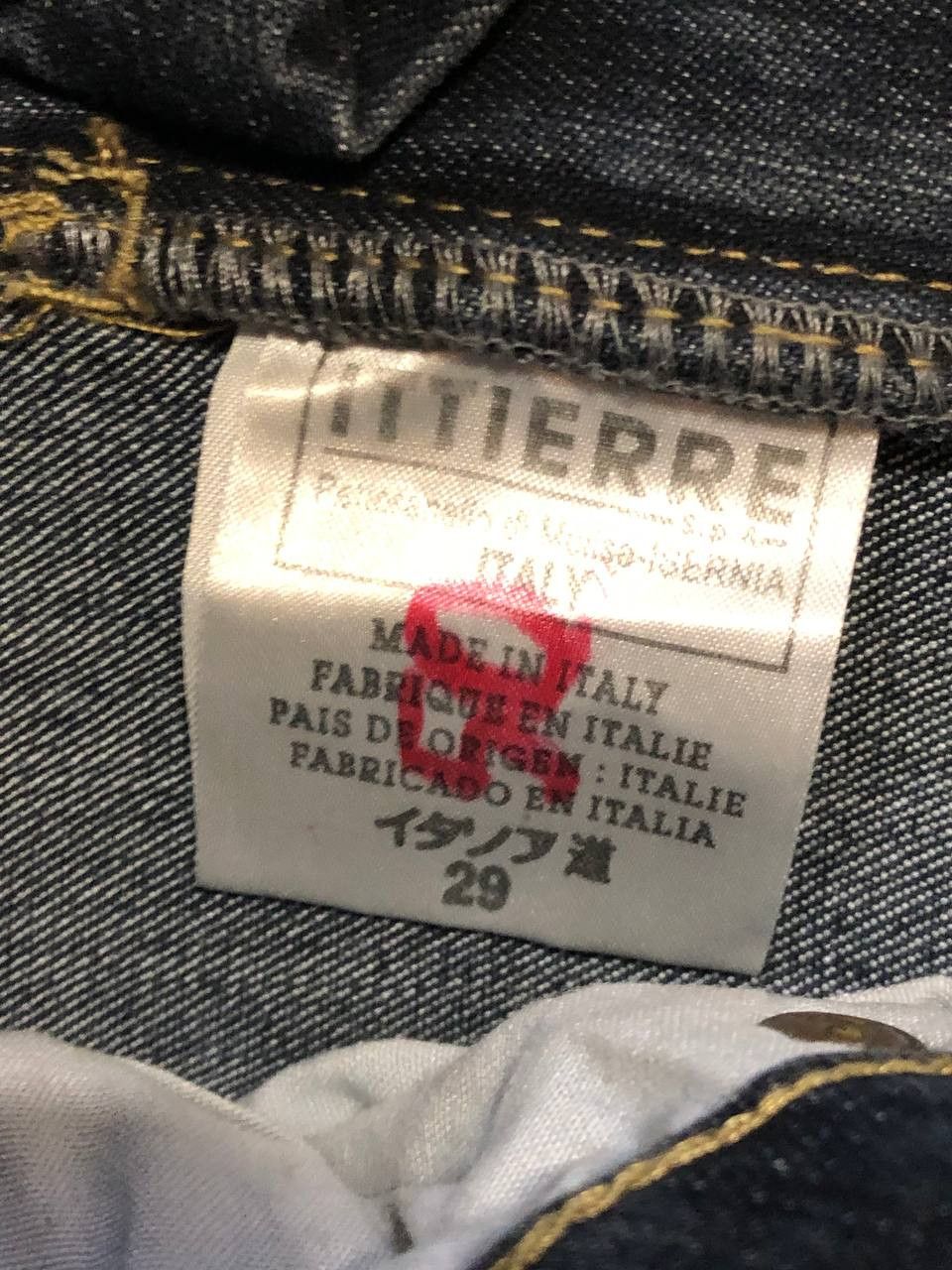 Dolce & Gabbana blue jeans Vintage Y2K Dolce&Gabbana luxury Denim pants Size 29" - 2 Thumbnail