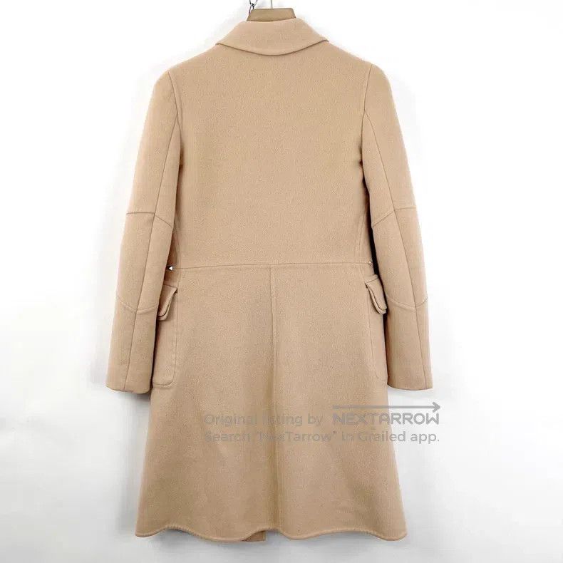 Valentino Valentino Pink rivets decorate the woolen coat Size M / US 6-8 / IT 42-44 - 2 Thumbnail