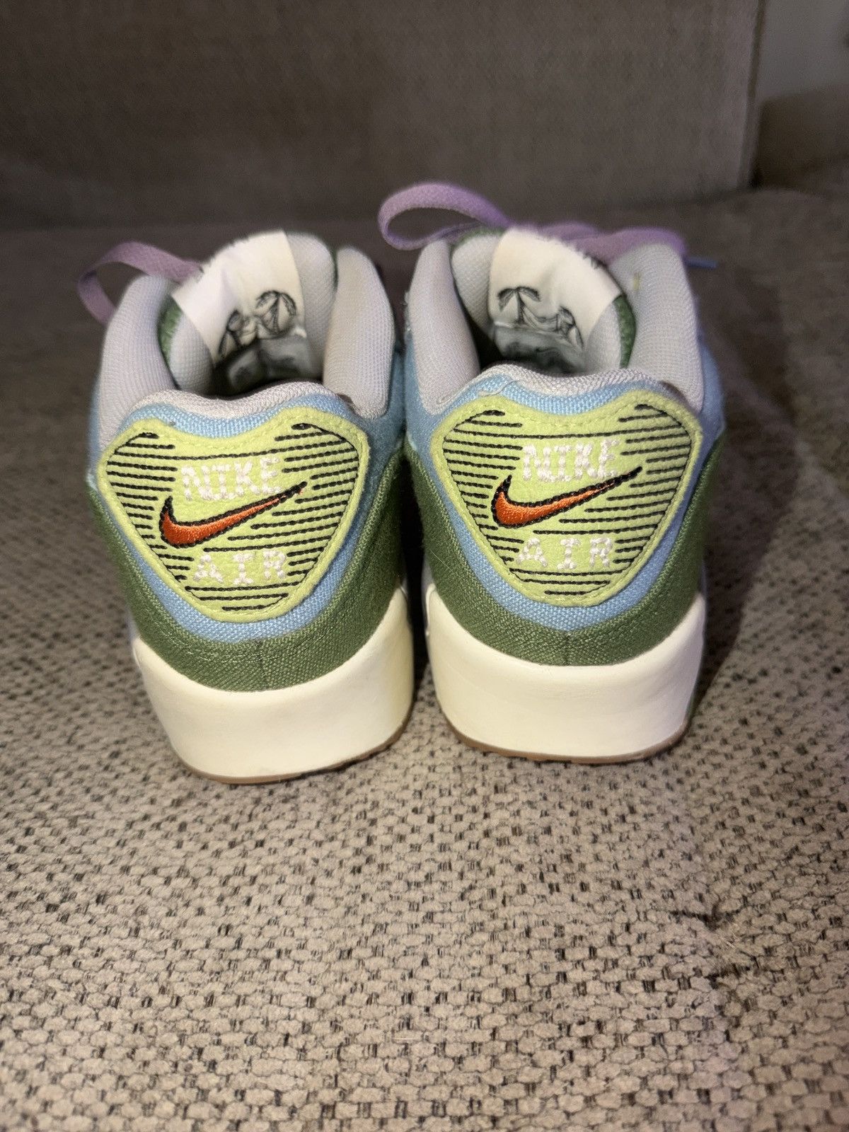 Nike Nike Air Max 90 SE ‘Sun Club Worn Blue Treeline’ Size US 5.5 / IT 35.5 - 6 Thumbnail