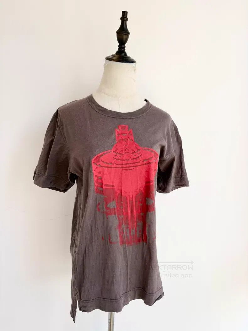 Vivienne Westwood Vivienne Westwood Vintage Grey Brown Shadow Saturn Short S Size S / US 4 / IT 40 - 2 Thumbnail