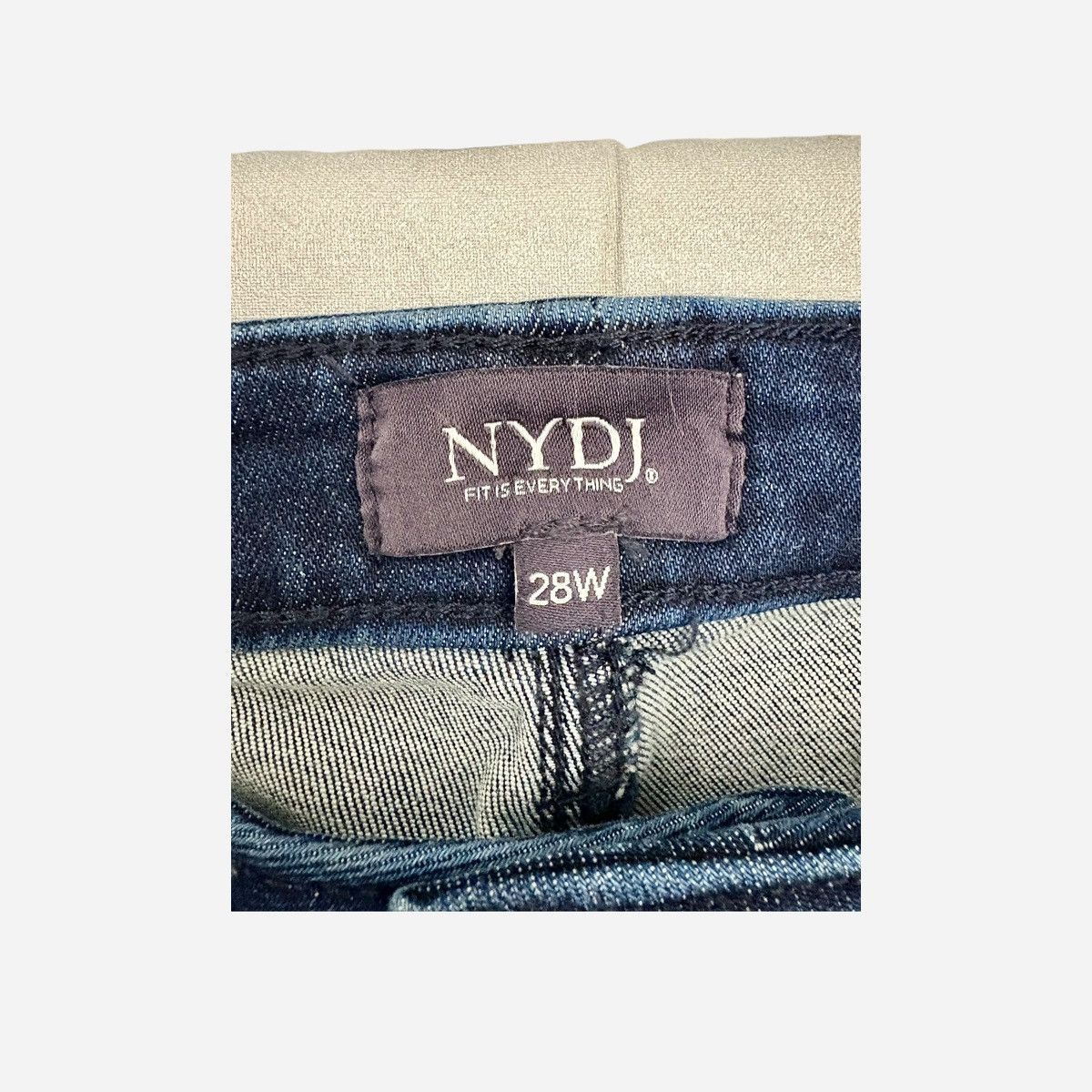 NYDJ NYDJ Women’s Plus Size Emma Dark Blue Jeans Sz 28W Size 36" / US 14 / IT 50 - 6 Thumbnail