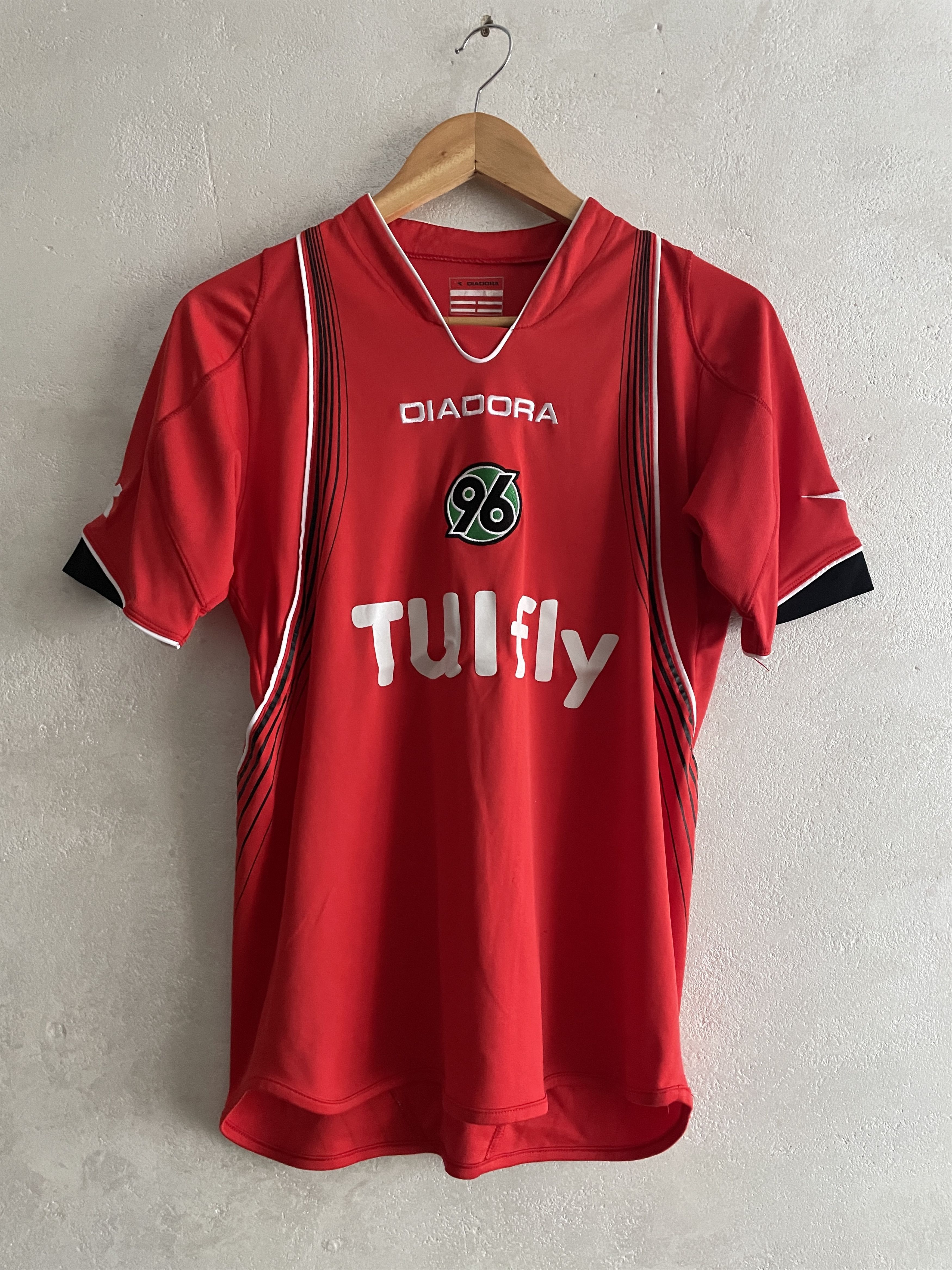 Diadora FC Hannover 96 Home Football Shirt Kit 2007 2008 Jersey Size US S / EU 44-46 / 1 - 1 Thumbnail