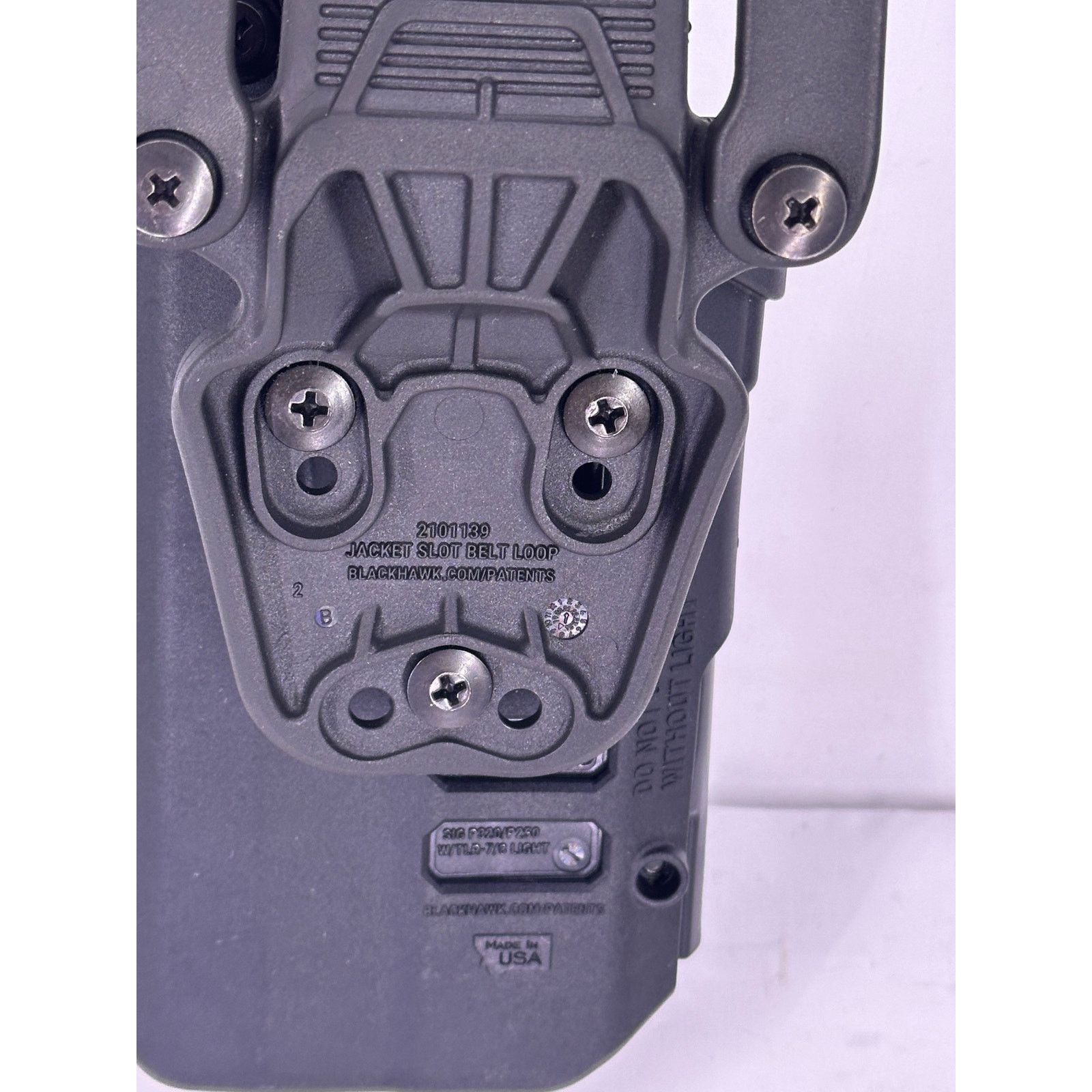 Blackhawk! BlackHawck T-Series L2D Light Bearing Duty Gun Hoister Size ONE SIZE - 9 Thumbnail