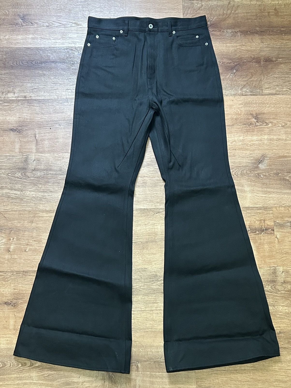 Rick Owens Bolan Bootcut Flares Heavyweight Japanese Selvedge Denim ...