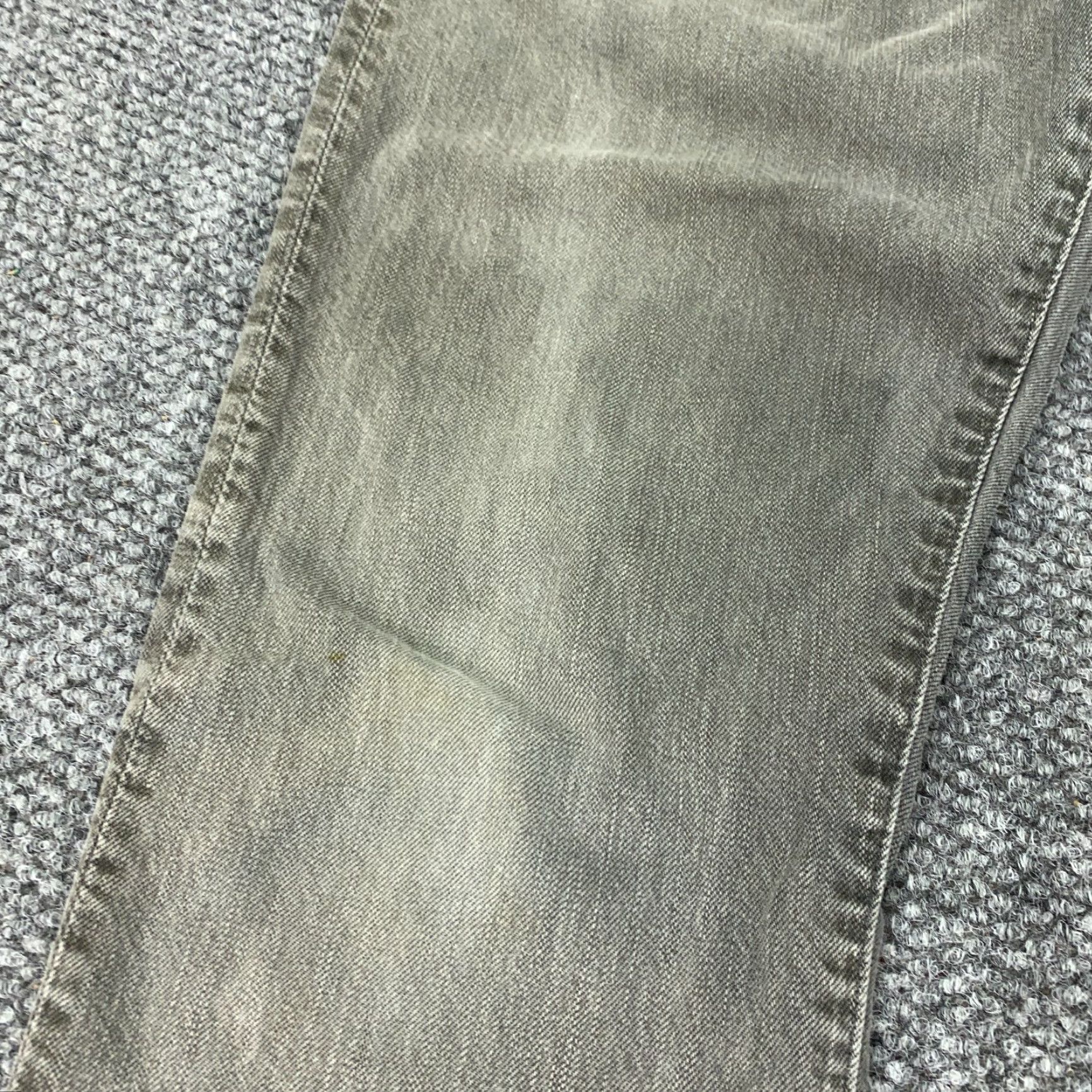 Gap GAP 1969 Jeans Mens 32x32 Gray Denim Straight Distressed Size US 32 / EU 48 - 5 Thumbnail