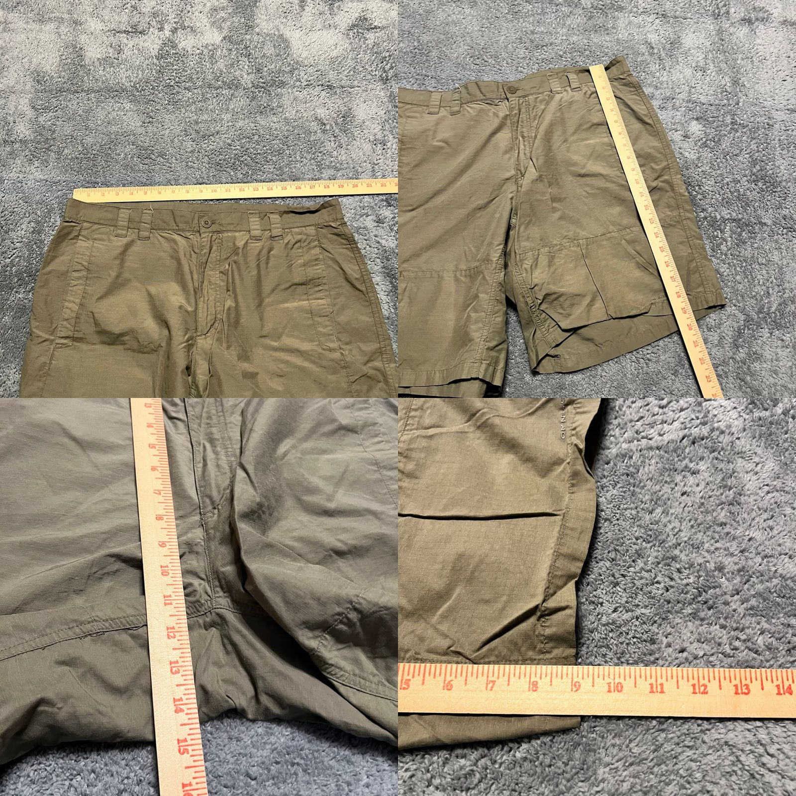 Vintage Columbia PFG Shorts Mens 38 Light Brown Ripstop Cargo Size US 38 / EU 54 - 8 Thumbnail