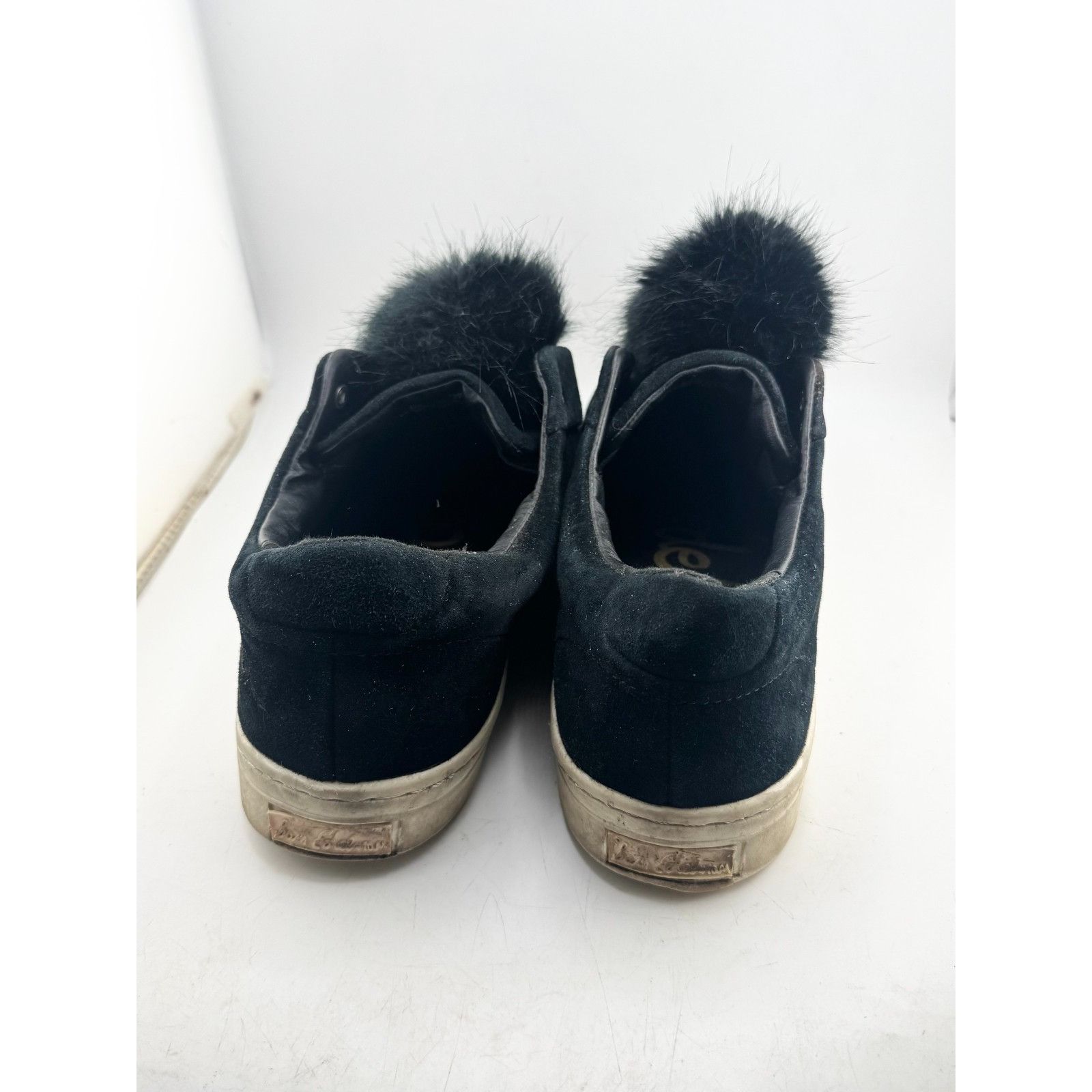 Sam Edelman Sam Edelman Leya black Sneakers shoes faux fur pom pom Women Size US 11 / IT 41 - 4 Thumbnail