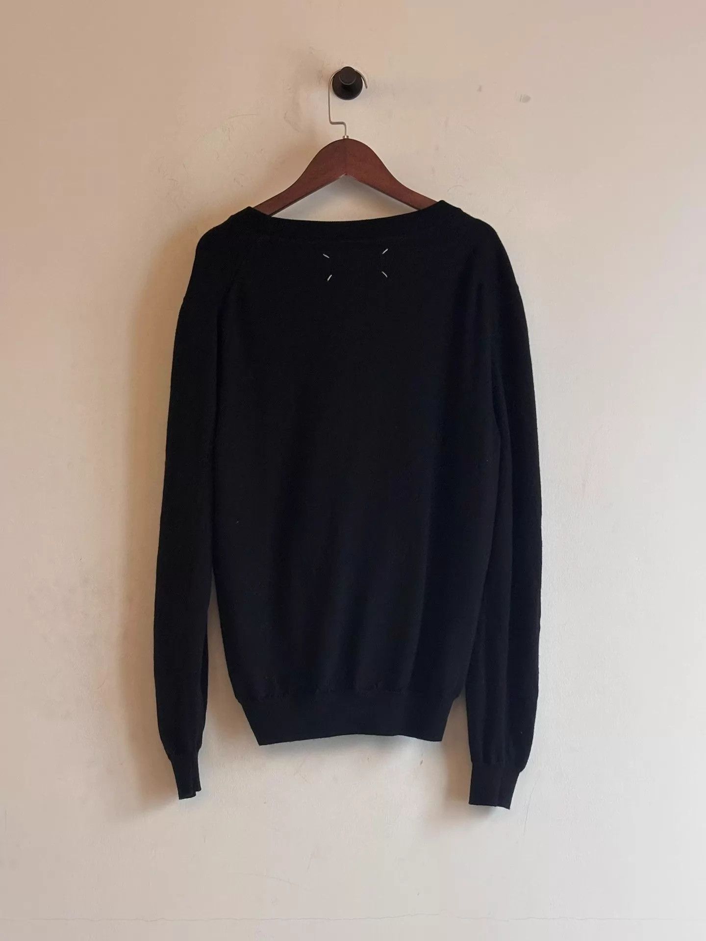 Maison Margiela Maison Margiela AW2009 Vneck Wool Cardigan M Line14 Size US M / EU 48-50 / 2 - 5 Thumbnail