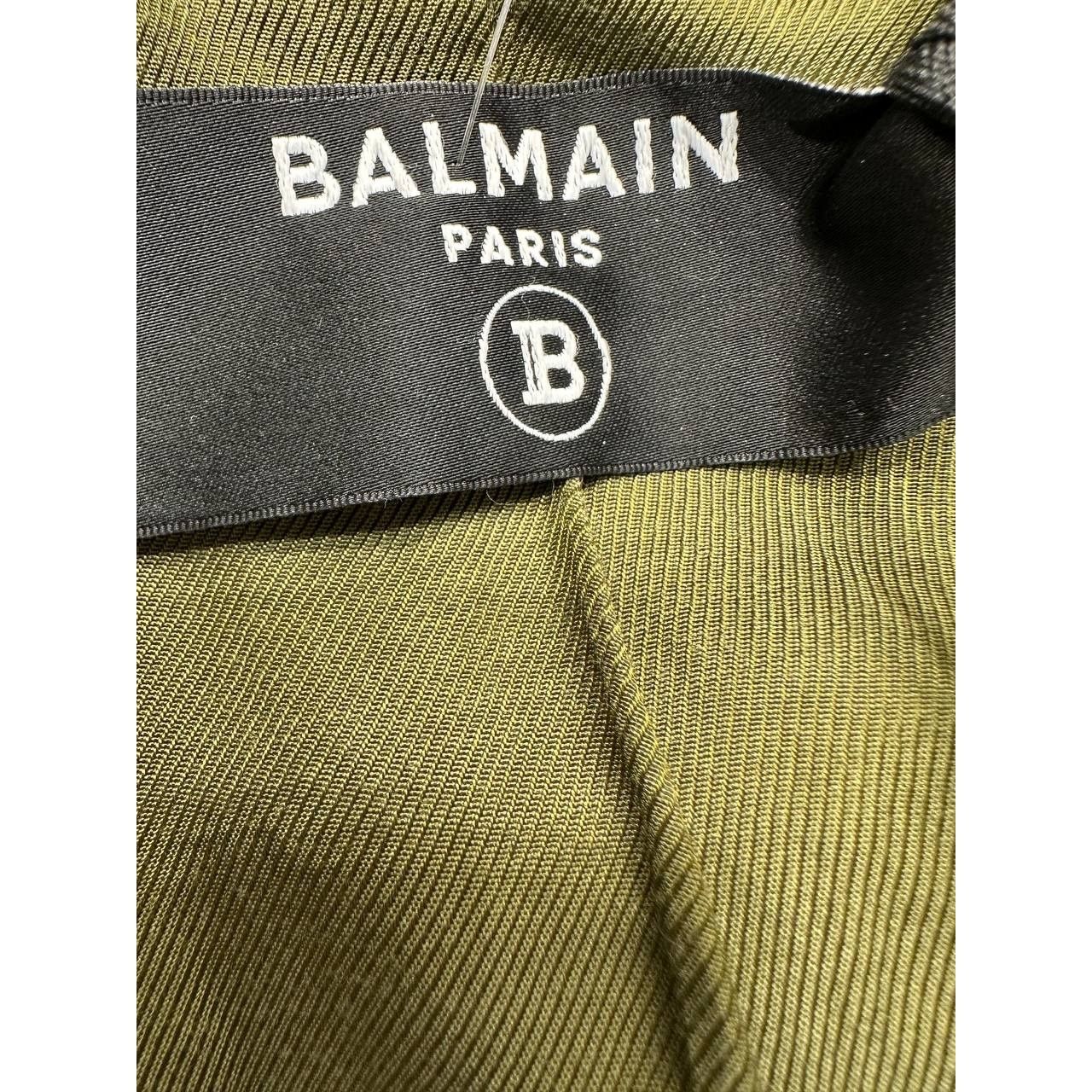 Balmain Balmain Green Twill Suit - EU 36 (S) Size XS / US 0-2 / IT 36-38 - 6 Thumbnail