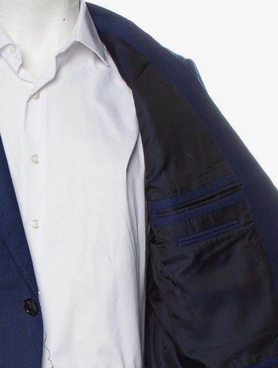 Ermenegildo Zegna Zegna Milano Easy Wool Silk Blazer Size 42R - 9 Thumbnail