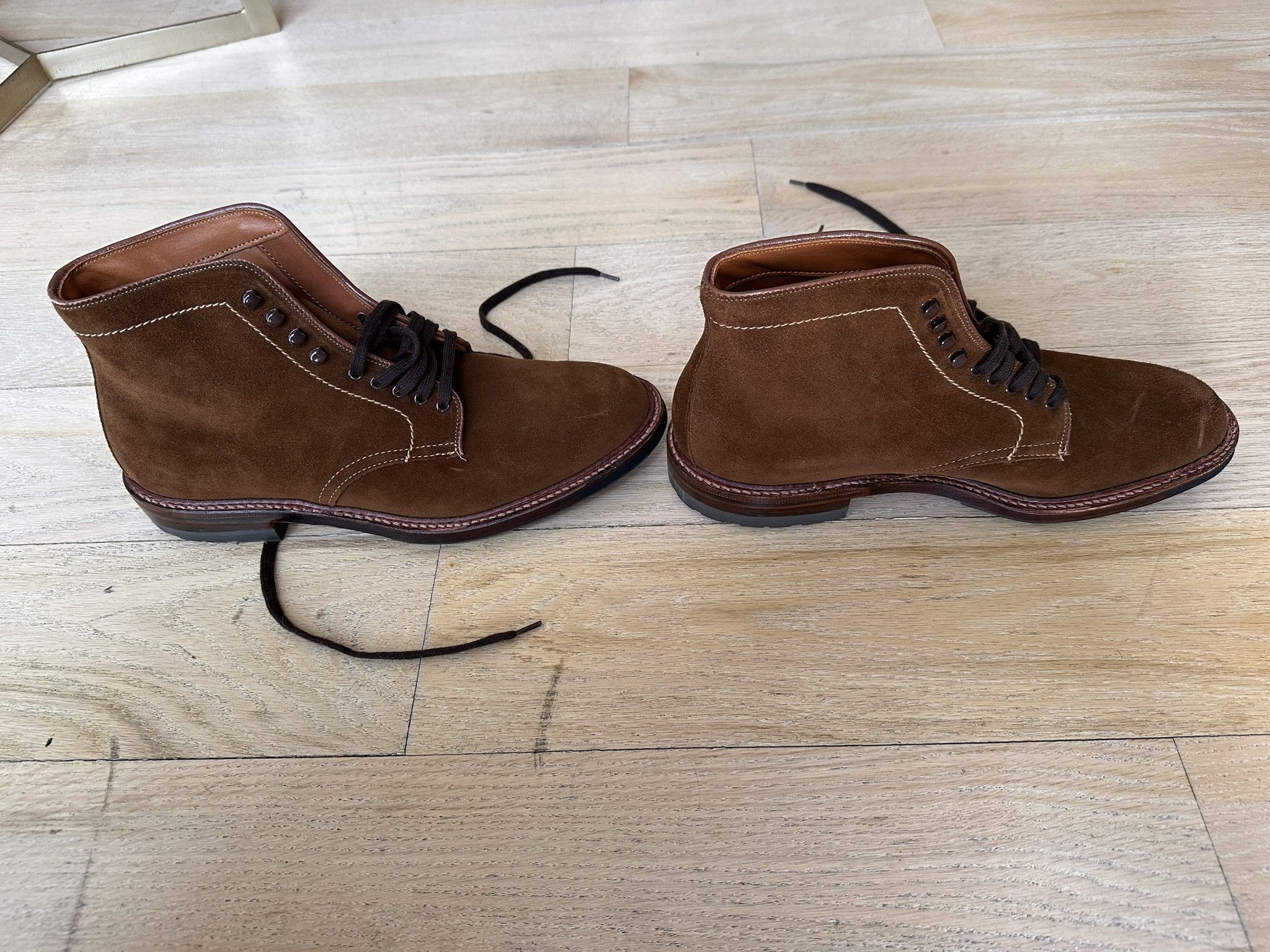 Alden Alden 4511HC Commando Boots Snuff Suede Size US 8 / EU 41 - 6 Thumbnail