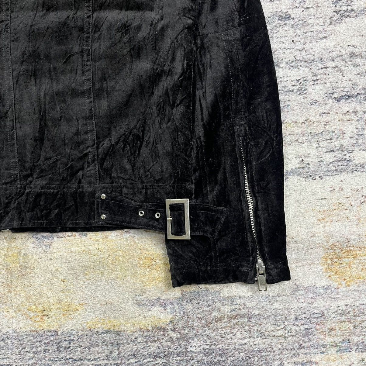 Le Grande Bleu (L.G.B.) Eight by gold label trim fur collar riders velour jacket Size US M / EU 48-50 / 2 - 8 Thumbnail