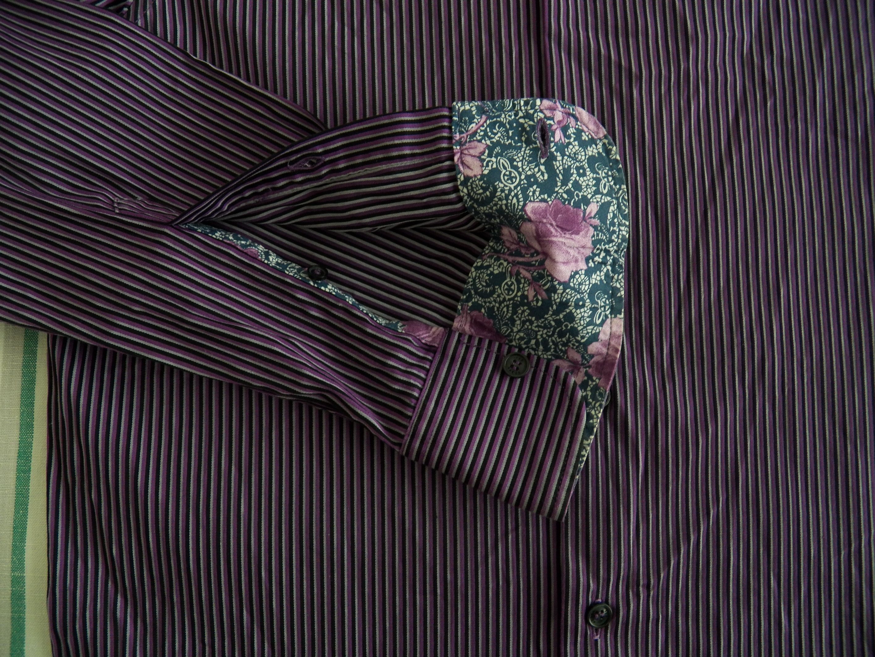 Ted Baker Ted Baker Stovad Shirt Size 2 S stripe stretch cotton Size US S / EU 44-46 / 1 - 3 Thumbnail