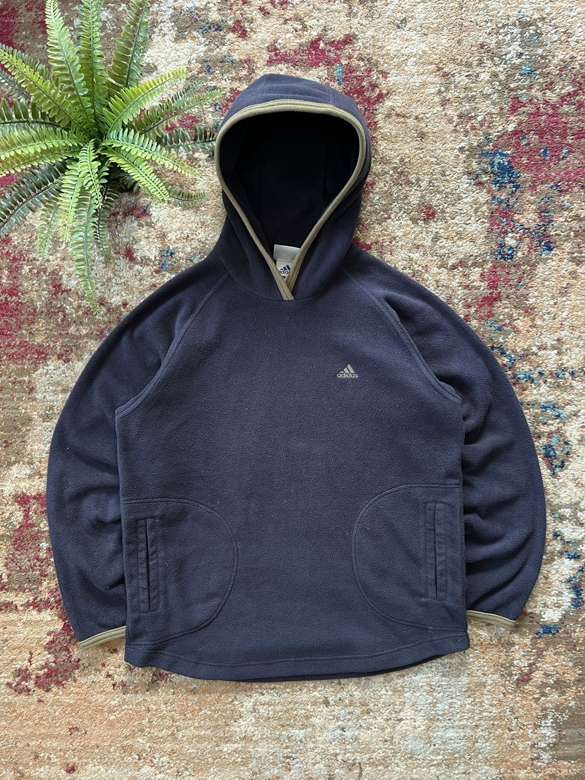 Adidas teddy hoodie hotsell