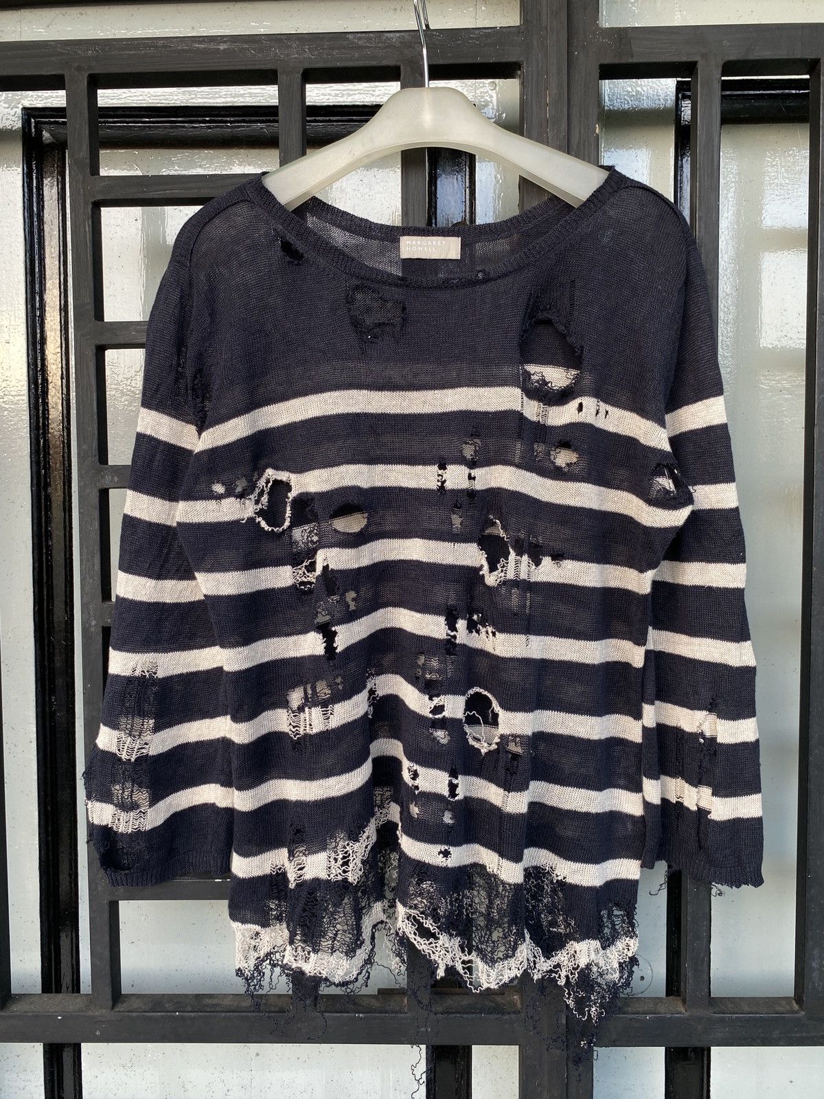 Japanese Brand × Margaret Howell × Yasuyuki Ishii Knit Margaret Howell Distressed Size S / US 4 / IT 40 - 2 Thumbnail