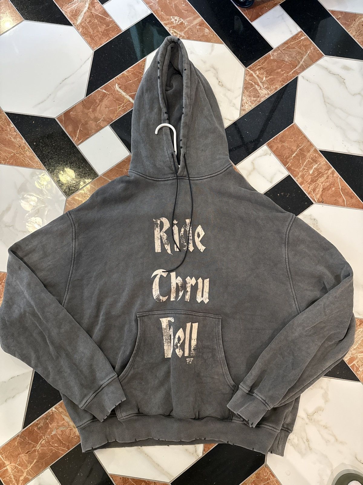 Represent Clo. REPRESENT Ride Thru Hell Hoodie Size US M / EU 48-50 / 2 - 1 Thumbnail