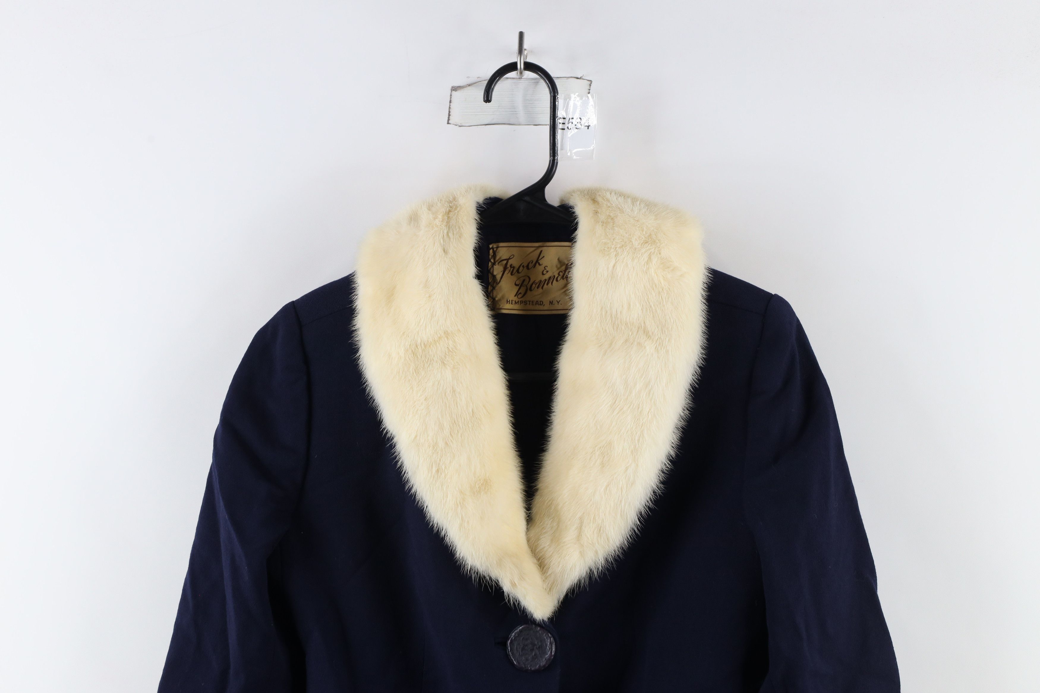 Vintage Vintage 50s Gabardine Collar Penny Lane Blazer Jacket USA Size S / US 4 / IT 40 - 2 Thumbnail