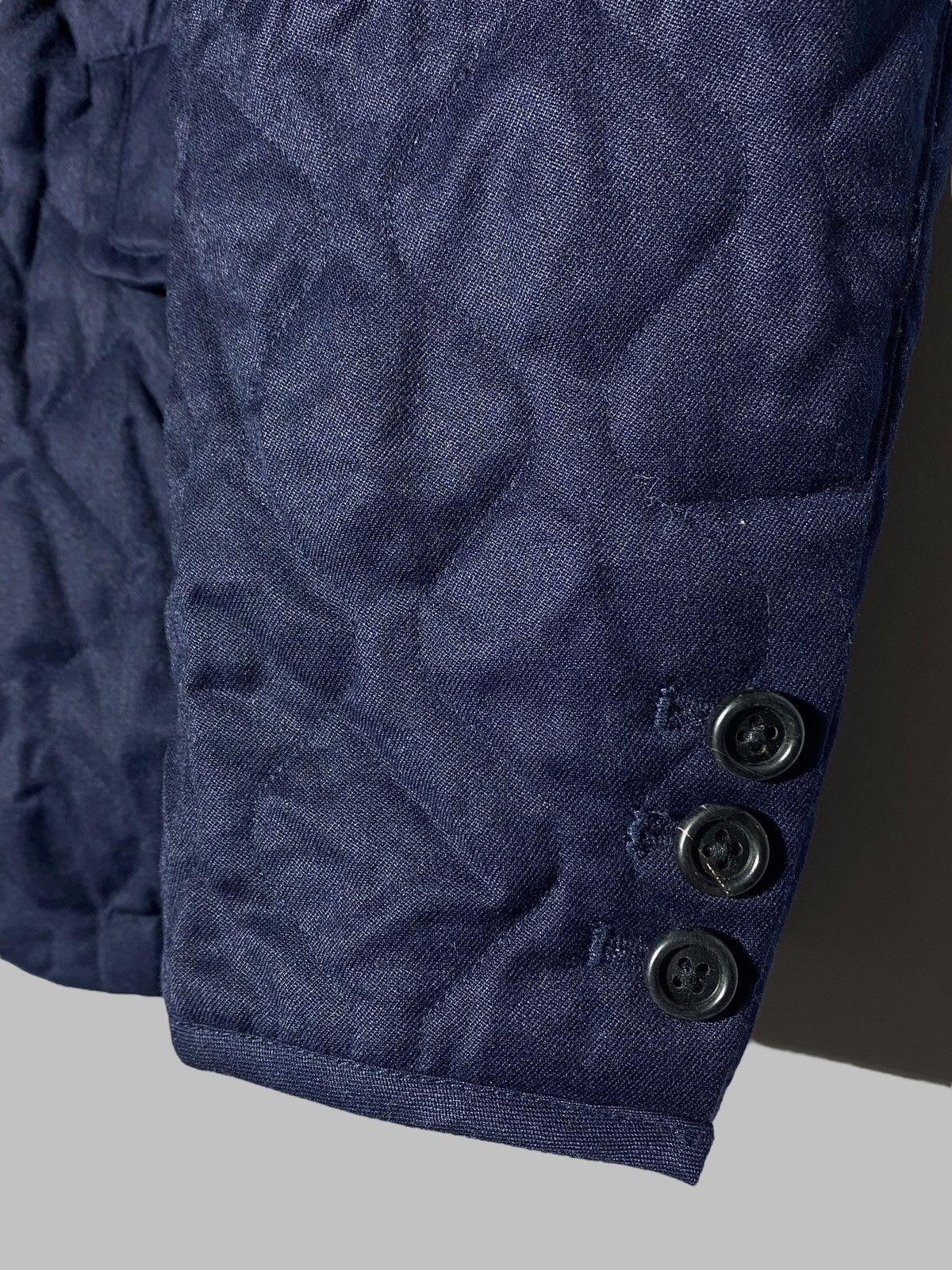 Z Zegna 🔥 ZEGNA WOOL V-NECK QUILTED PADDED JACKET ITALY CLASSIC FIT Size US XL / EU 56 / 4 - 9 Thumbnail