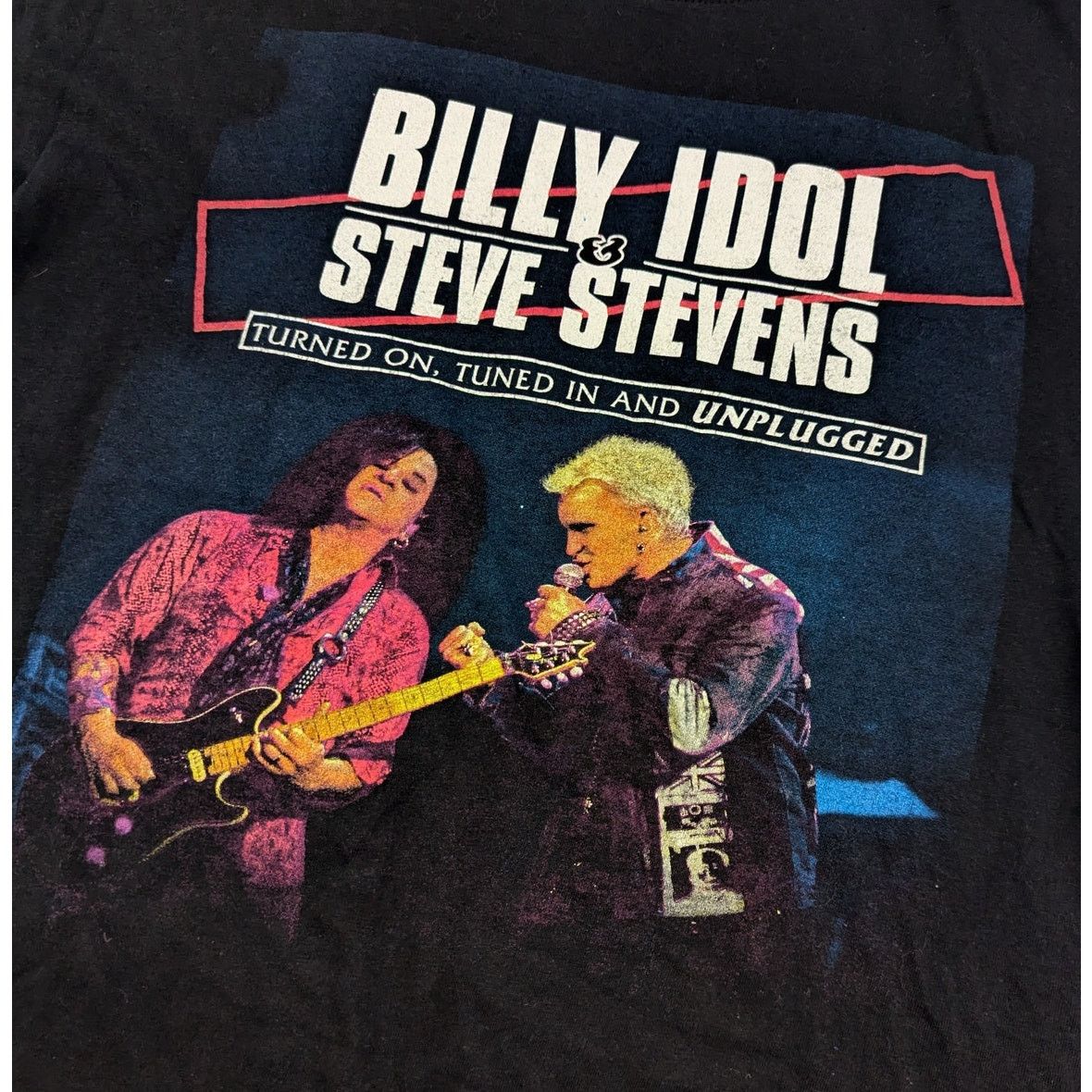 Band Tees 2019 Billy Idol and Steve Stevens Unpulgged Tour t-shirt Size US L / EU 52-54 / 3 - 2 Thumbnail