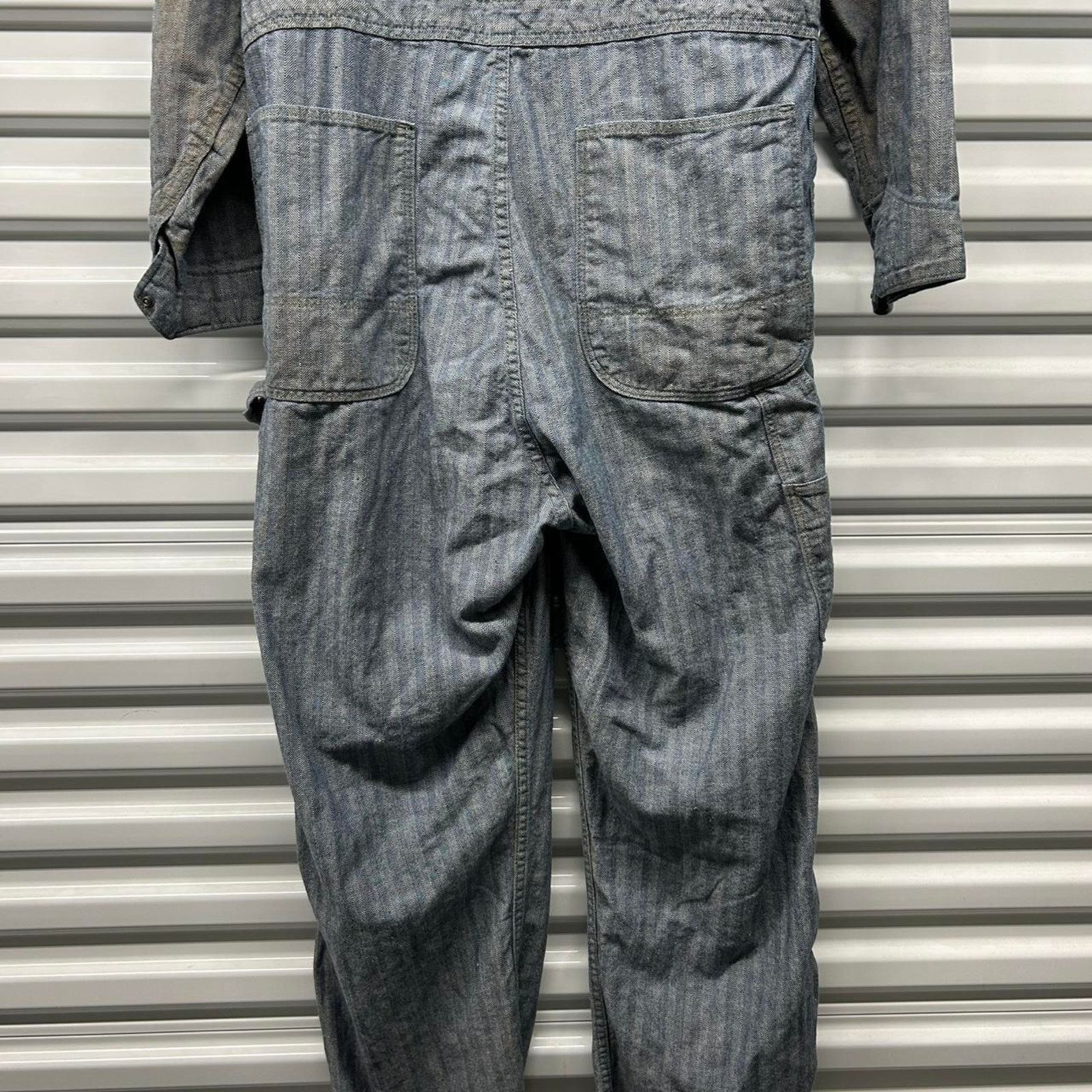 Other VTG 60s Big Ben Hickory Stripe Denim Coveralls Size US 40 / EU 56 - 8 Thumbnail